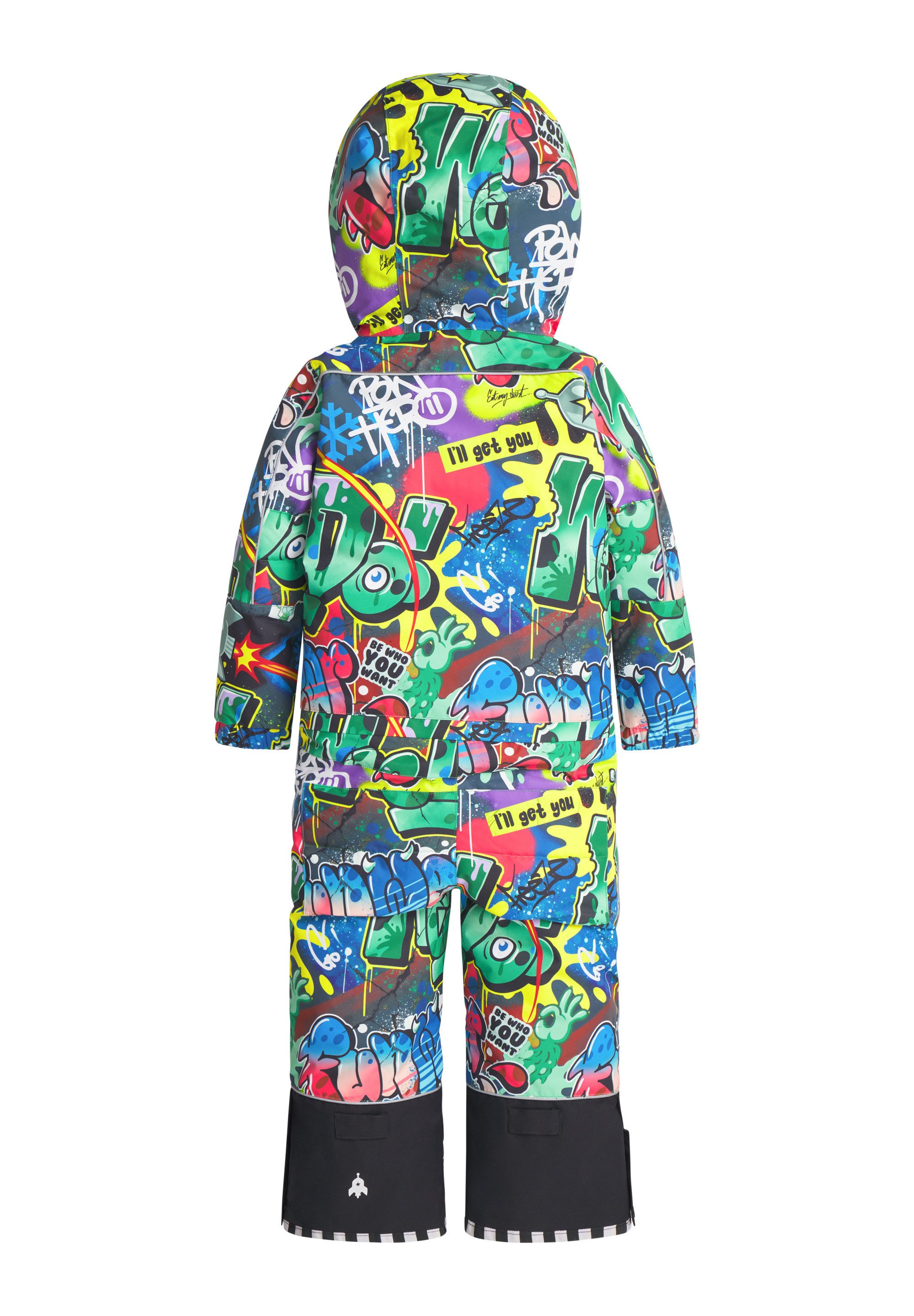 WeeDo Schneeoverall COSMO SPRAYPRINT Mitwachsender Schneeanzug