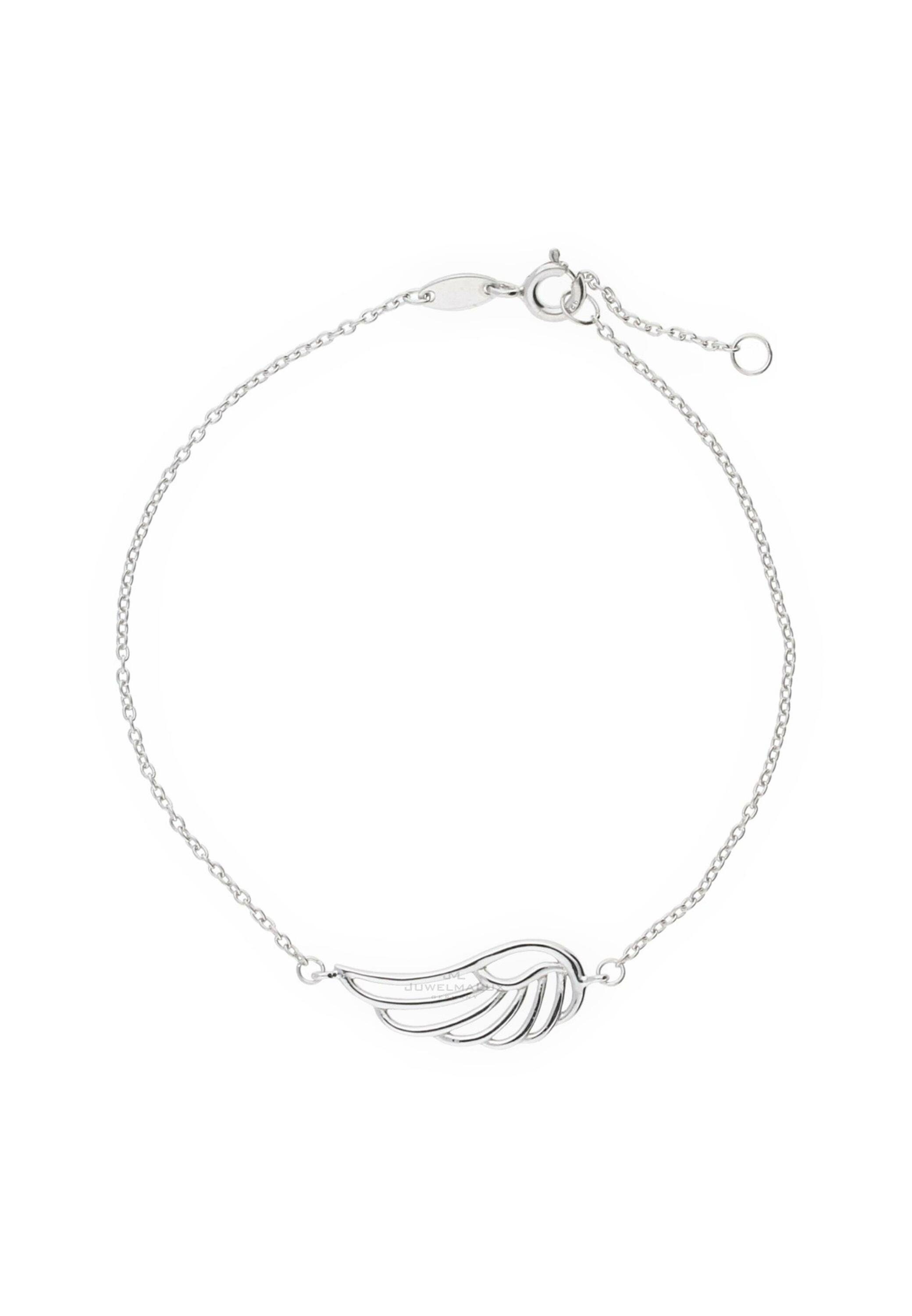 JuwelmaLux Silberarmband Armband Silber Flügel Armschmuck Armband 19 cm (1-tlg), Damen Armband Silber 925/000, inkl. Schmuckschachtel