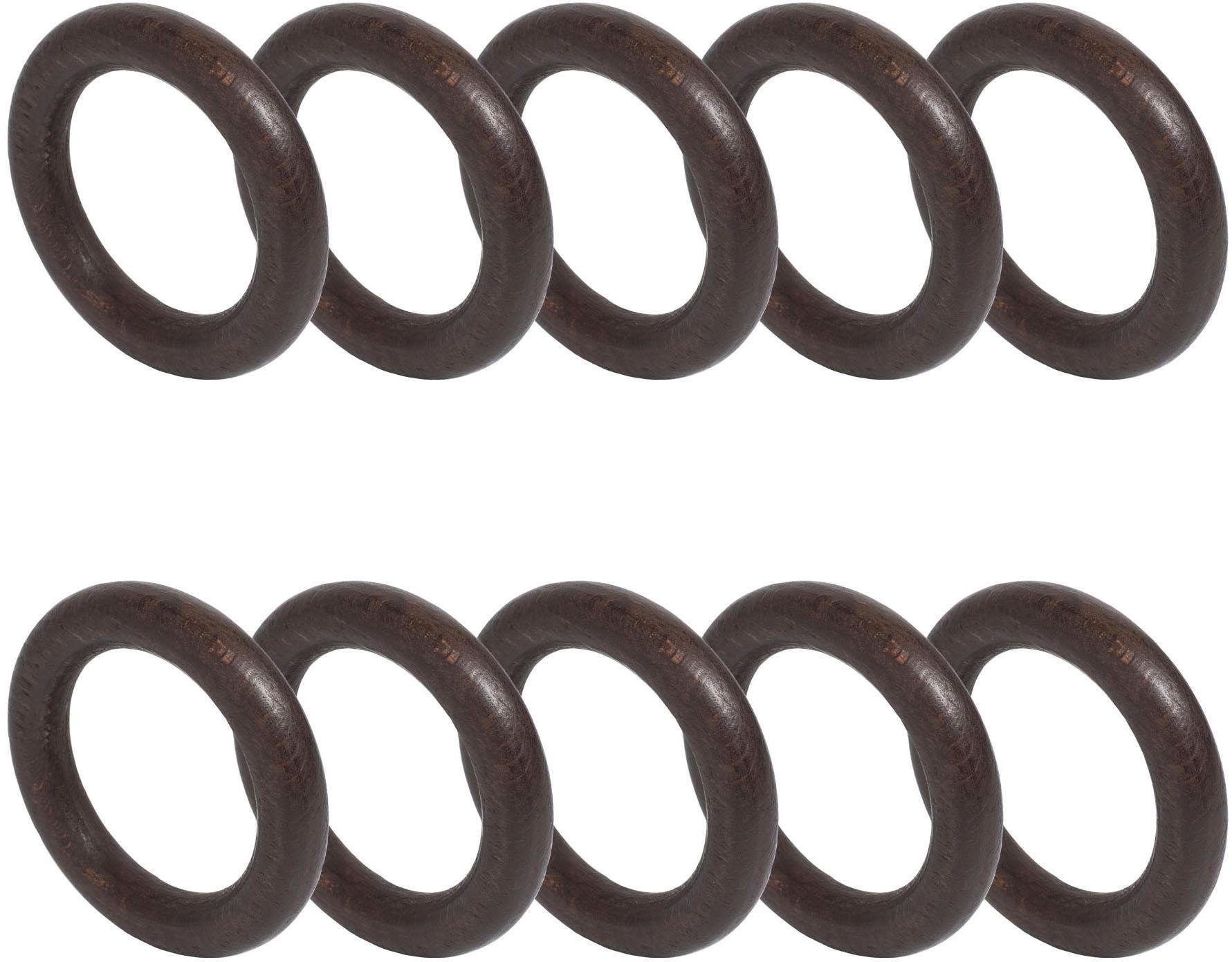 Liedeco Gardinenring, Gardinenstangen, (Packung, 10-St., mit günstig online kaufen