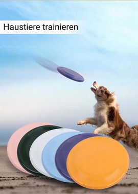 FIDDY Tier-Intelligenzspielzeug Haustierspielzeug Frisbee, Interaktion im Freien, (2-tlg) Rutschfeste Frisbee, geeignet zum Spielen im Freien, 2 Stück