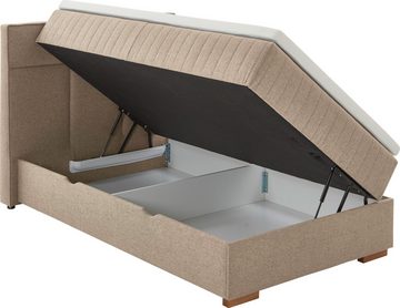 meise.möbel Boxspringbett Tambo, inkl. Bettkasten & Topper, erhältlich in 120x200cm oder 180x200cm