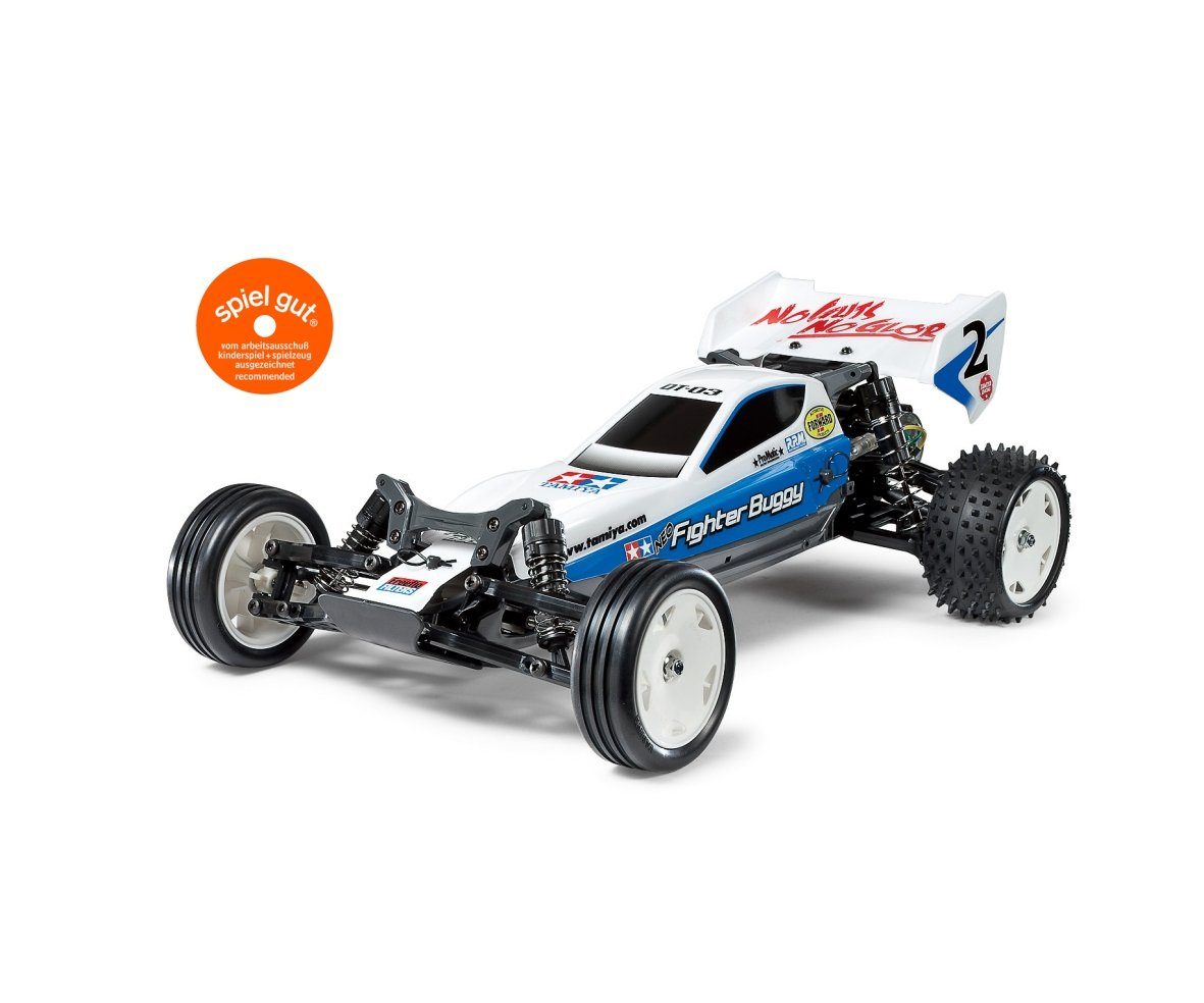 Tamiya Modellbausatz Tamiya 58587 1:10 RC Neo Fighter Buggy DT-03 incl. Regler (ESC)