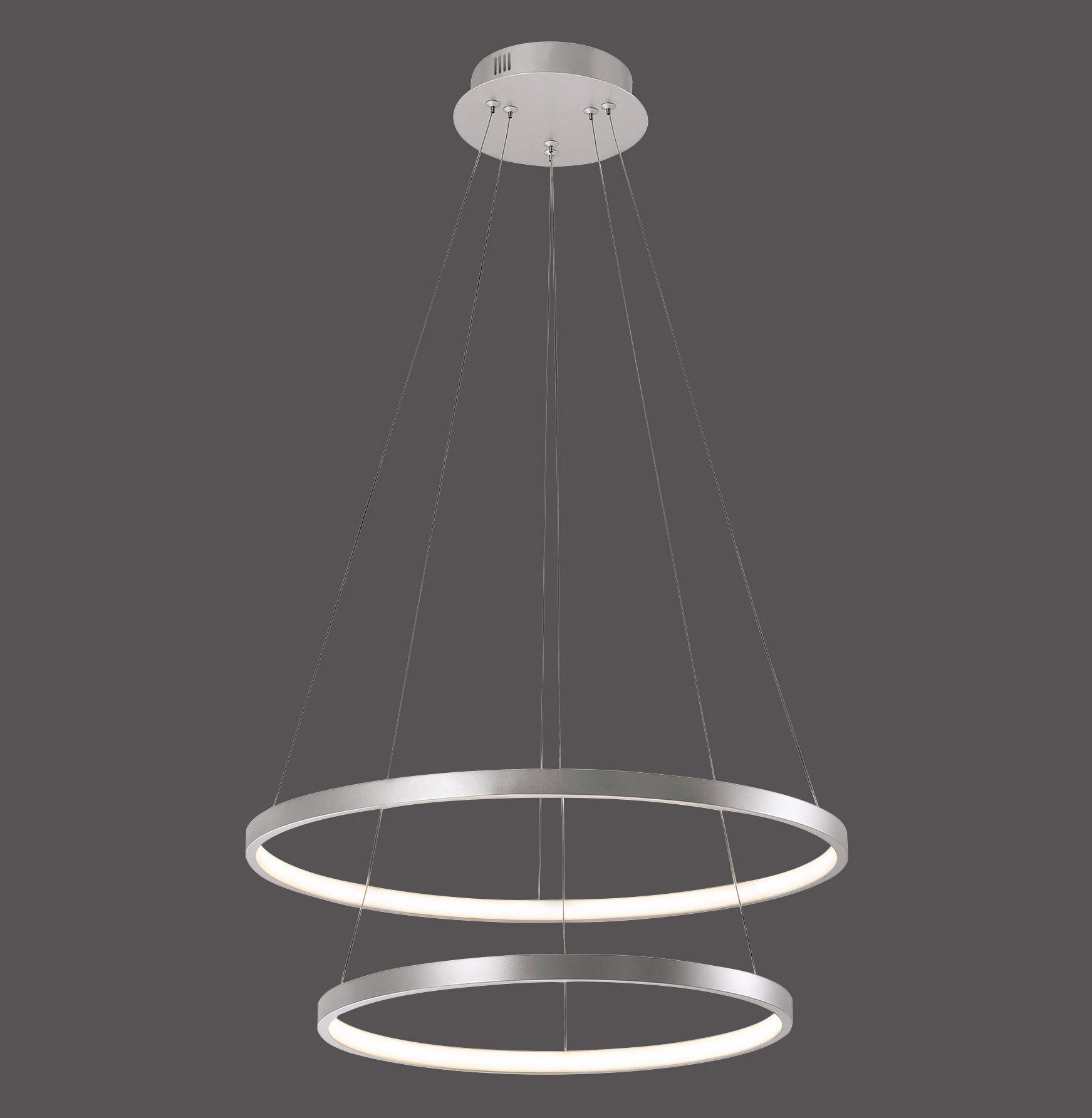 JUST LIGHT LED Pendelleuchte CIRCLE, LED günstig online kaufen