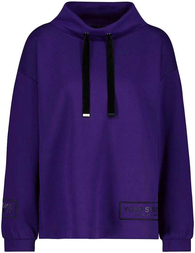 Monari in angesagter Trendfarbe ink Sweatshirt