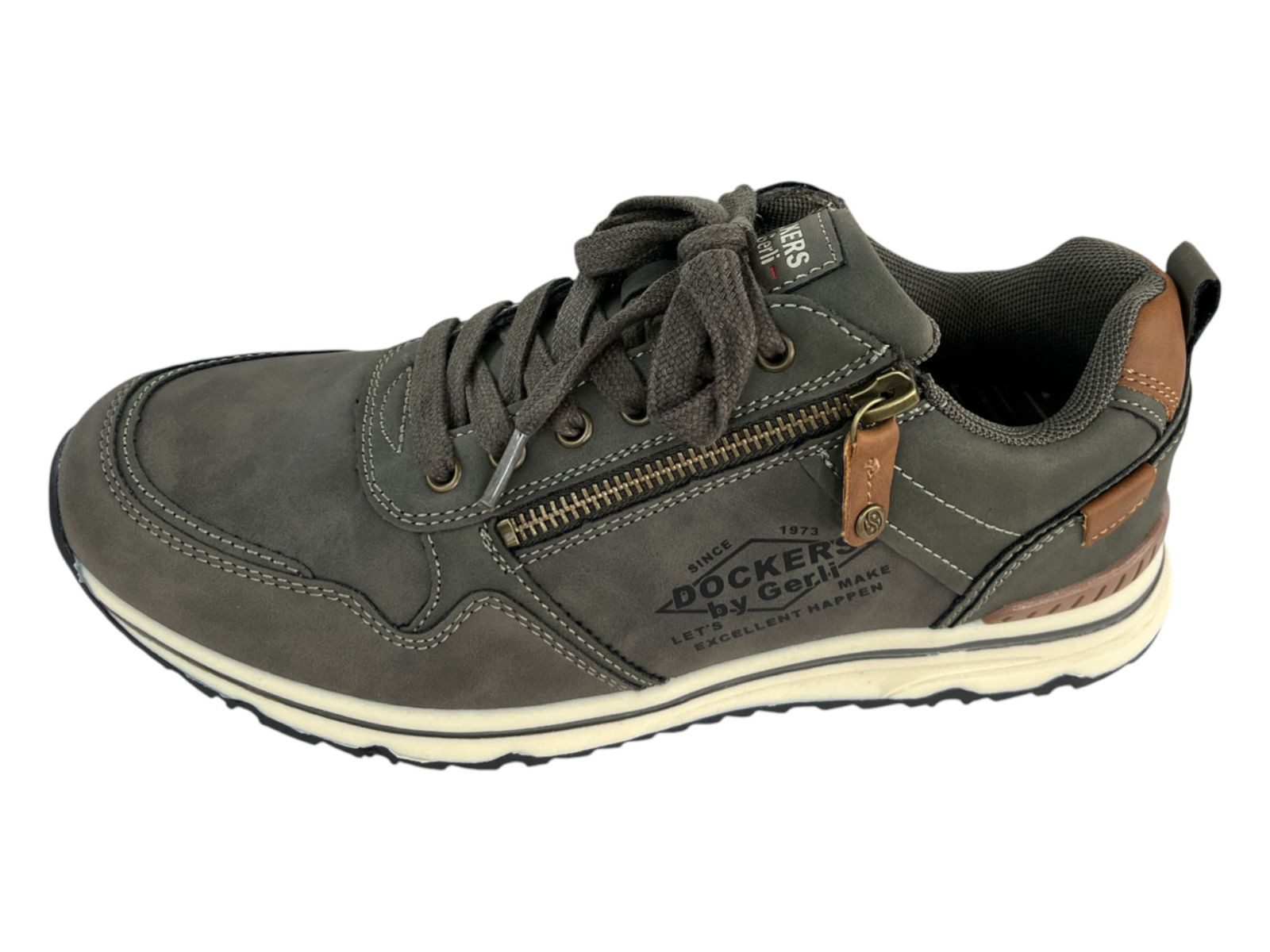 Dockers by Gerli Dockers Herren Sneaker 54M0001-650850 khaki grün Sneaker