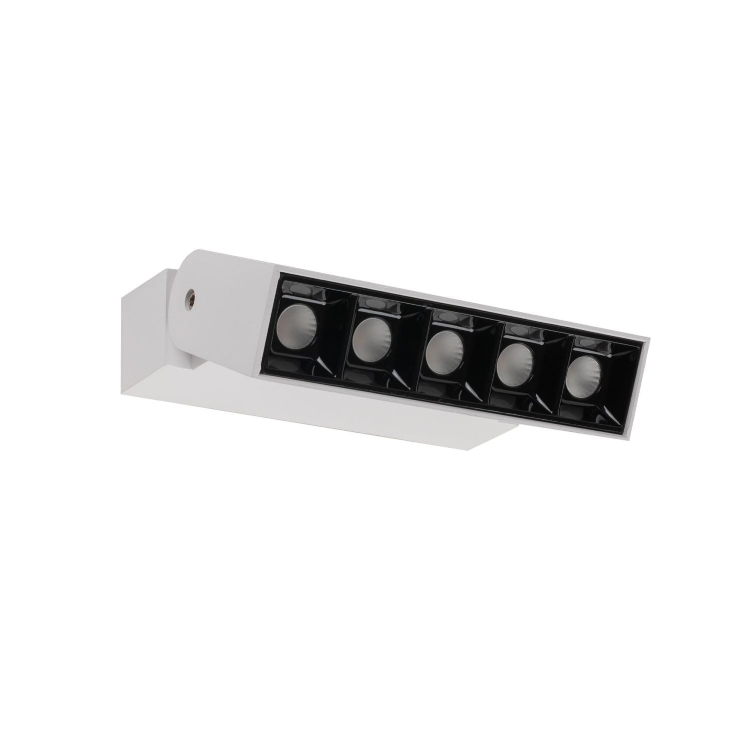 Licht-Erlebnisse Wandstrahler LAREGO, LED fest integriert, Neutralweiß, Aluminium LED verstellbar Weiß Schwarz länglich neutralweiß 4000 K