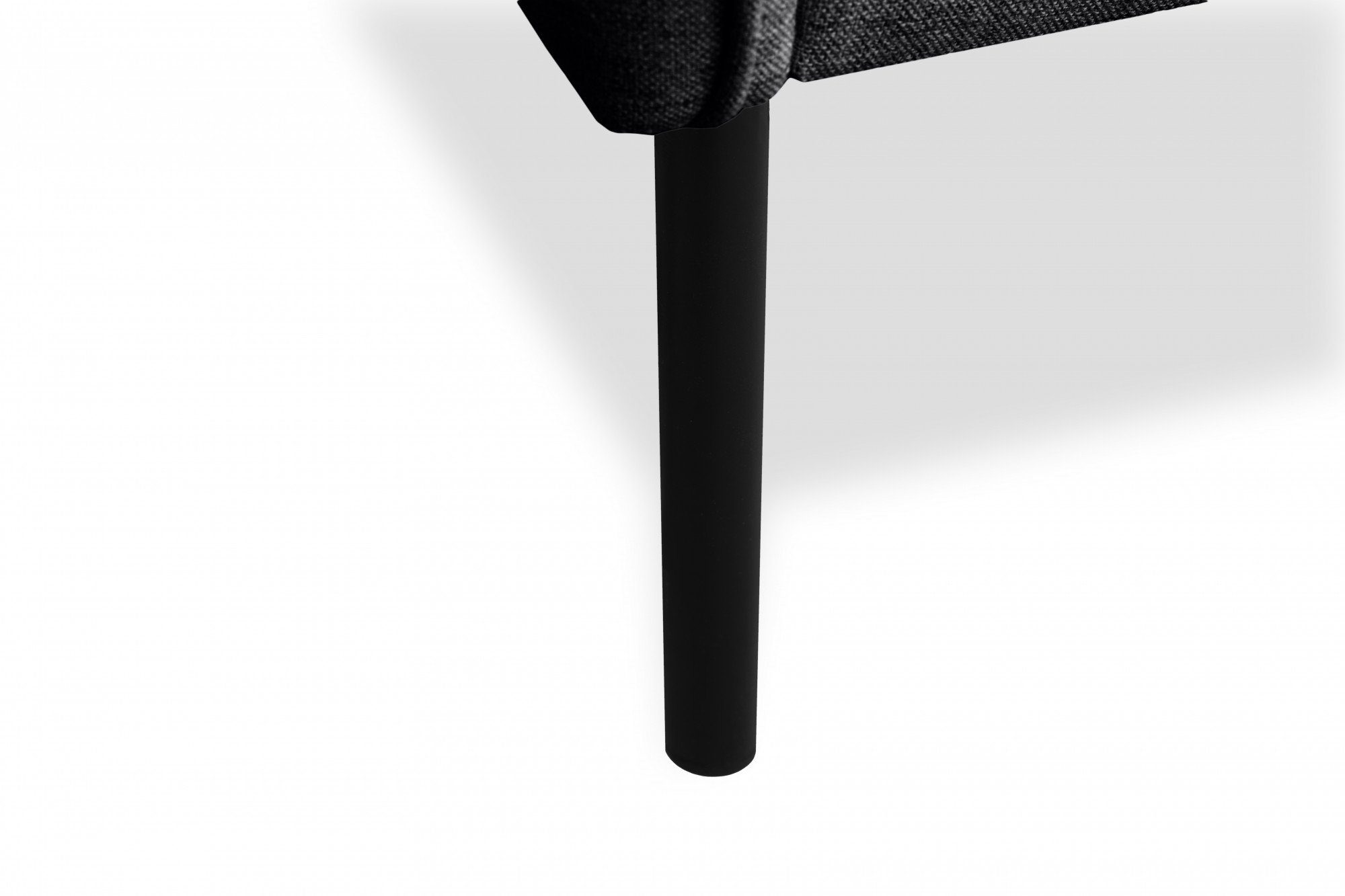 schlanken Skalle, andas 3-Sitzer Design Metallfüßen auf minimalistisches