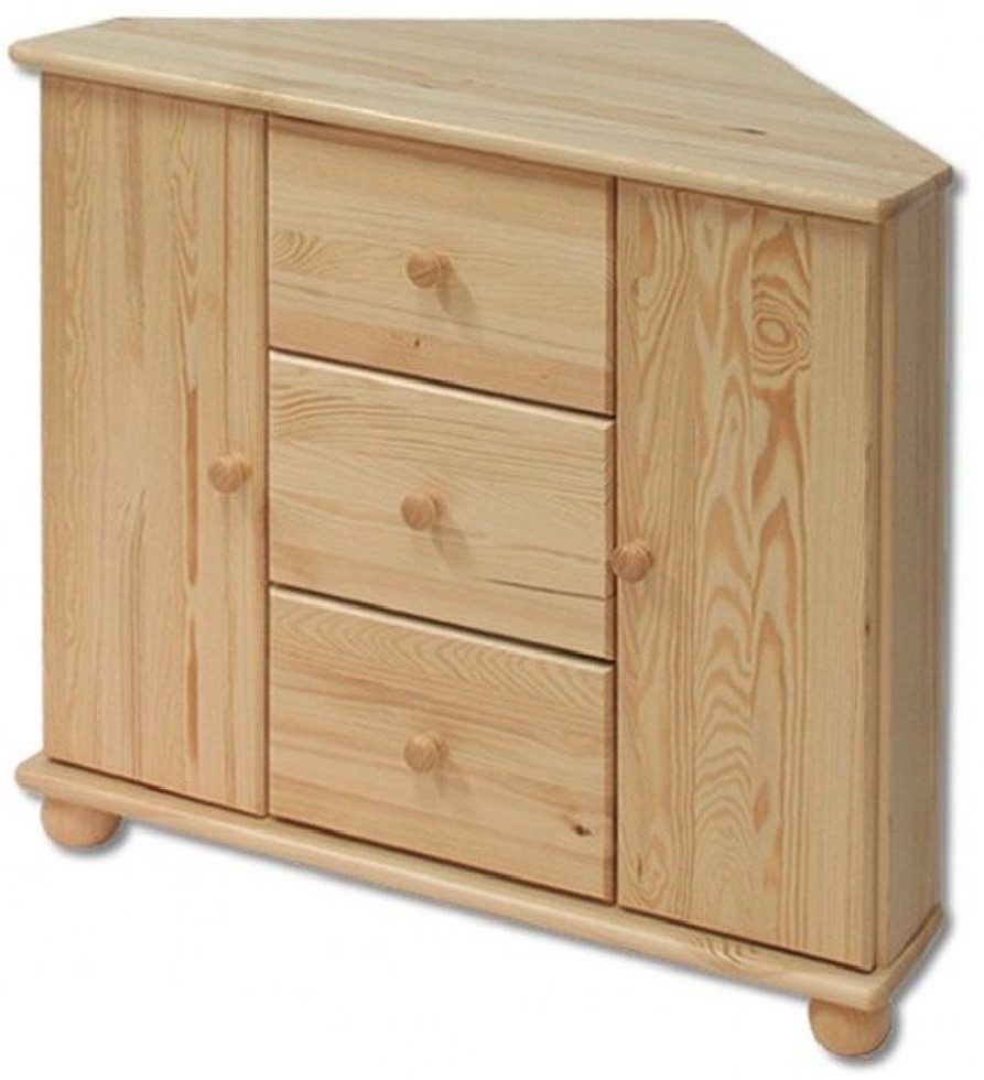 JVmoebel Eckkommode Eckkommode aus Echtholz - Handgefertigter Комодыschrank, Made in Europa