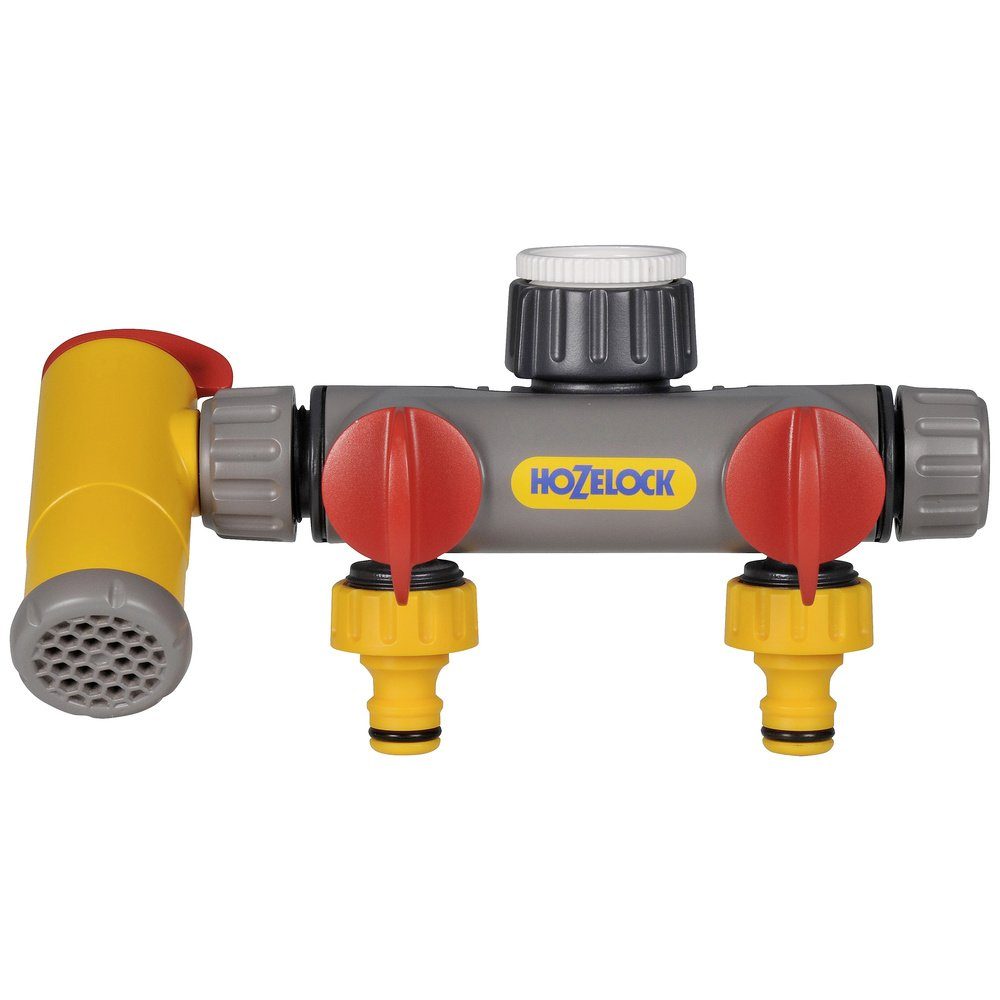 Fontänenaufsatz Hozelock 2250 0000 FLOWMAX ™ 2-Wege-Verteiler 12 - 15 mm (1/2) Ø mit