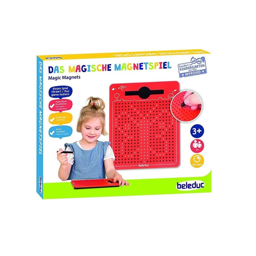 Hape Kreativset Das magische Magnetspiel klein, Zeichentafel Metallkugeln Reisespiel ab 3 Jahren