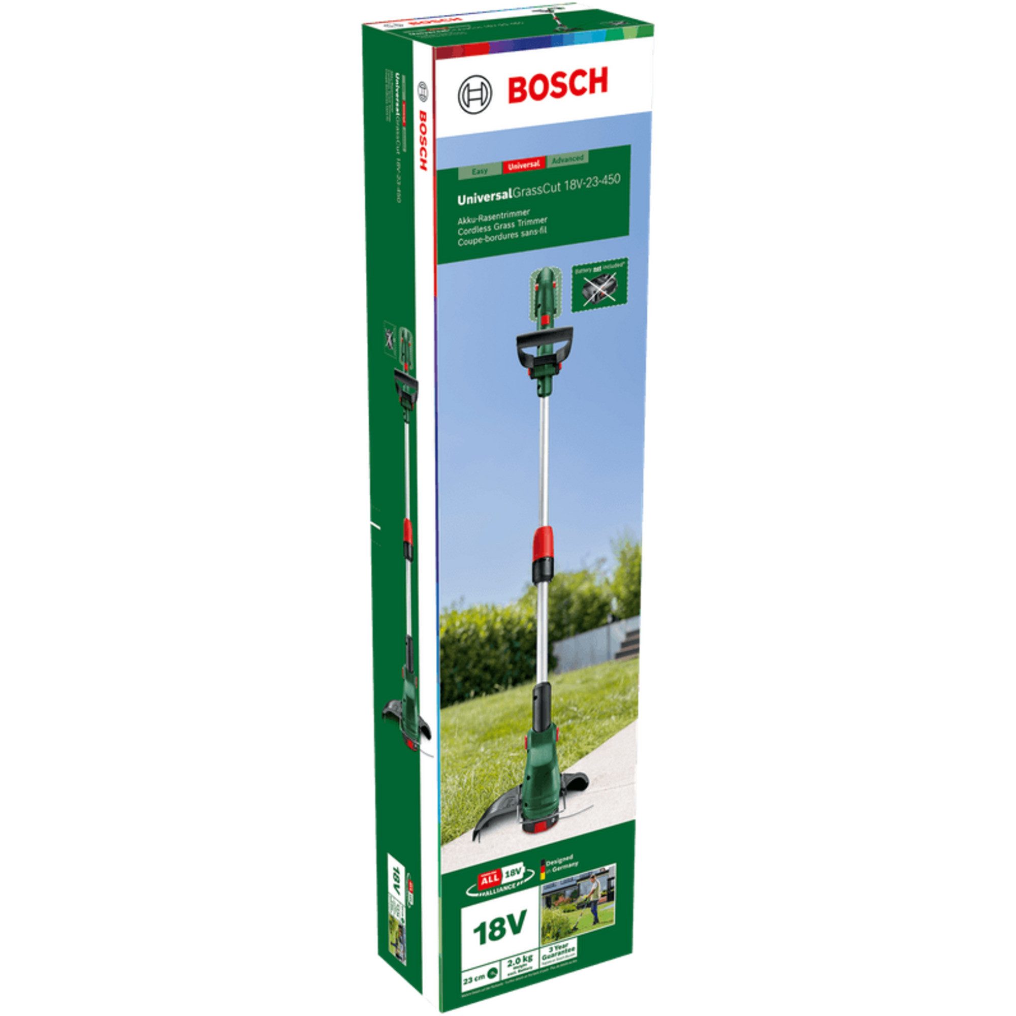 Bosch Professional Akku-Rasentrimmer Bosch Heimwerken & Garten Akku-Rasentrimmer, (ohne Akku und Ladegerät, POWER FOR ALL ALLIANCE)