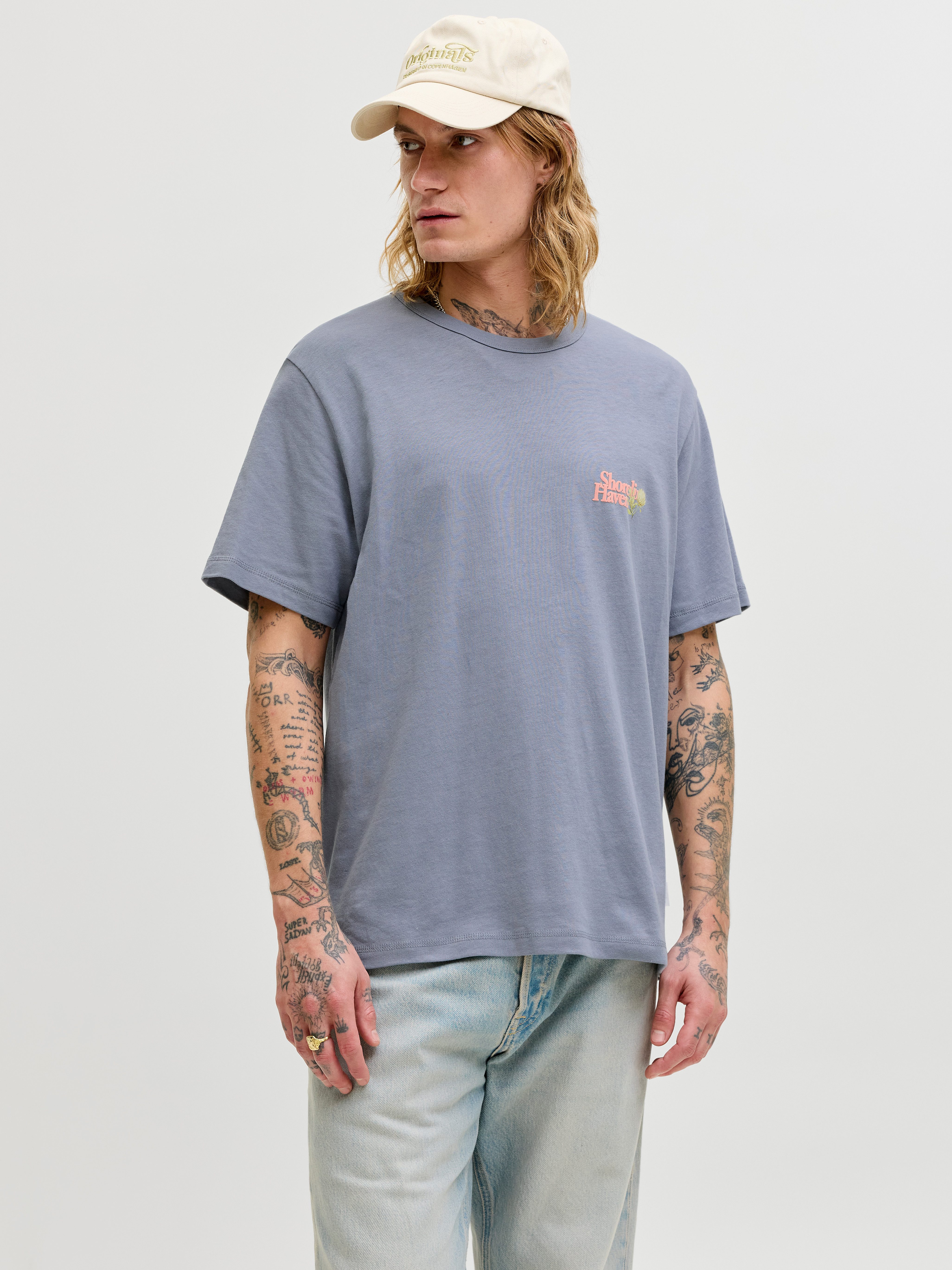 Jack & Jones T-Shirt JORMONTAUK MULTICOLOR GRAPHIC TEE CN