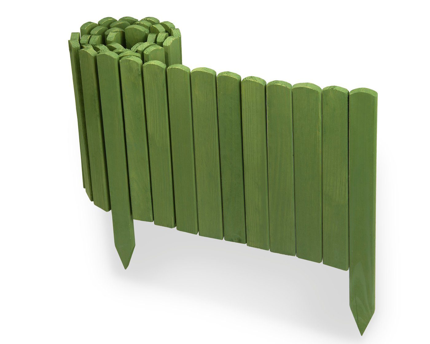 sunnypillow Holzzaun Flexibler Gartenzaun, Beeteinfassung Holz günstig online kaufen