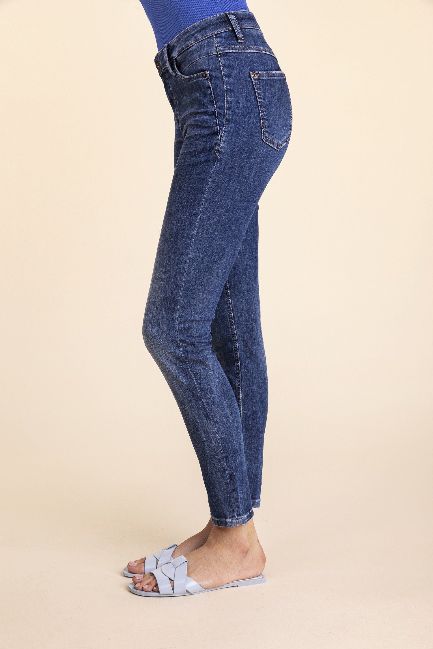 BLUE FIRE Stretch-Jeans BLUE FIRE LARA stone used 1136.242