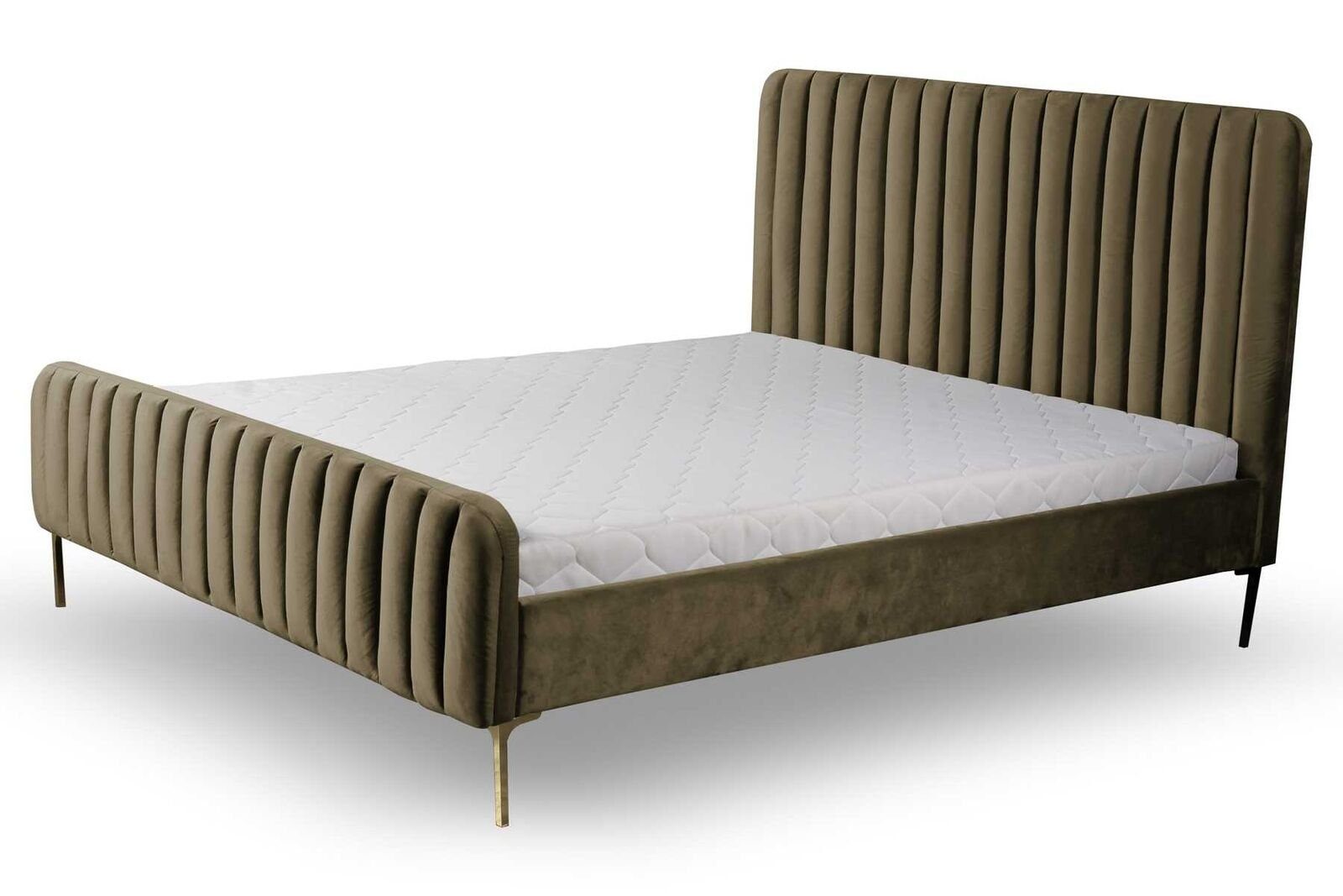 JVmoebel Bett Modernes Made in Bett), Hotel Betten 1x Design Design Polster Bett (1-tlg., Doppelbett Europa Luxus