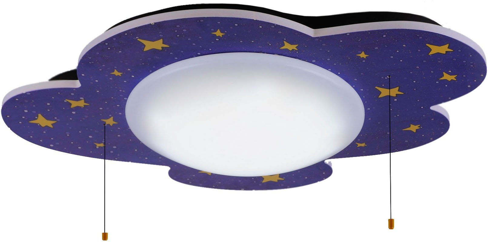 niermann Deckenleuchte Sternenhimmel, Kinderlampe, LED fest integriert, HCL Deckenleuchte Sternenhimmel, Kinderzimmer