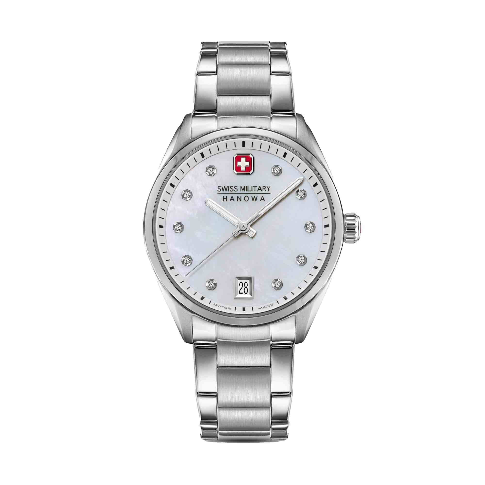 Swiss Military Hanowa Quarzuhr Quarzuhr Herrenuhr 35 mm Quarz Damen