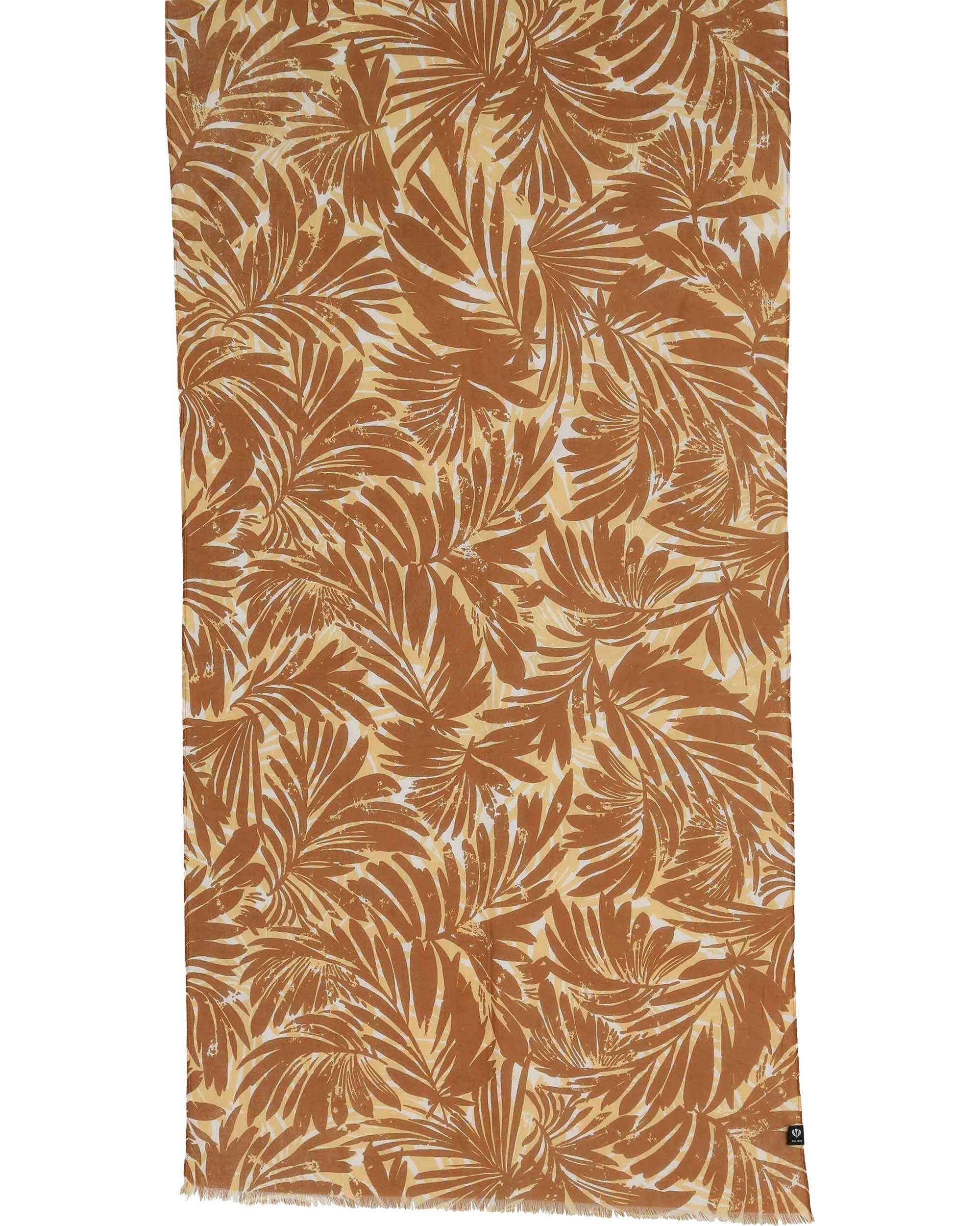 Fraas Modeschal Schal mit Palmenblatt-Design aus reiner Baumwolle, (keine)