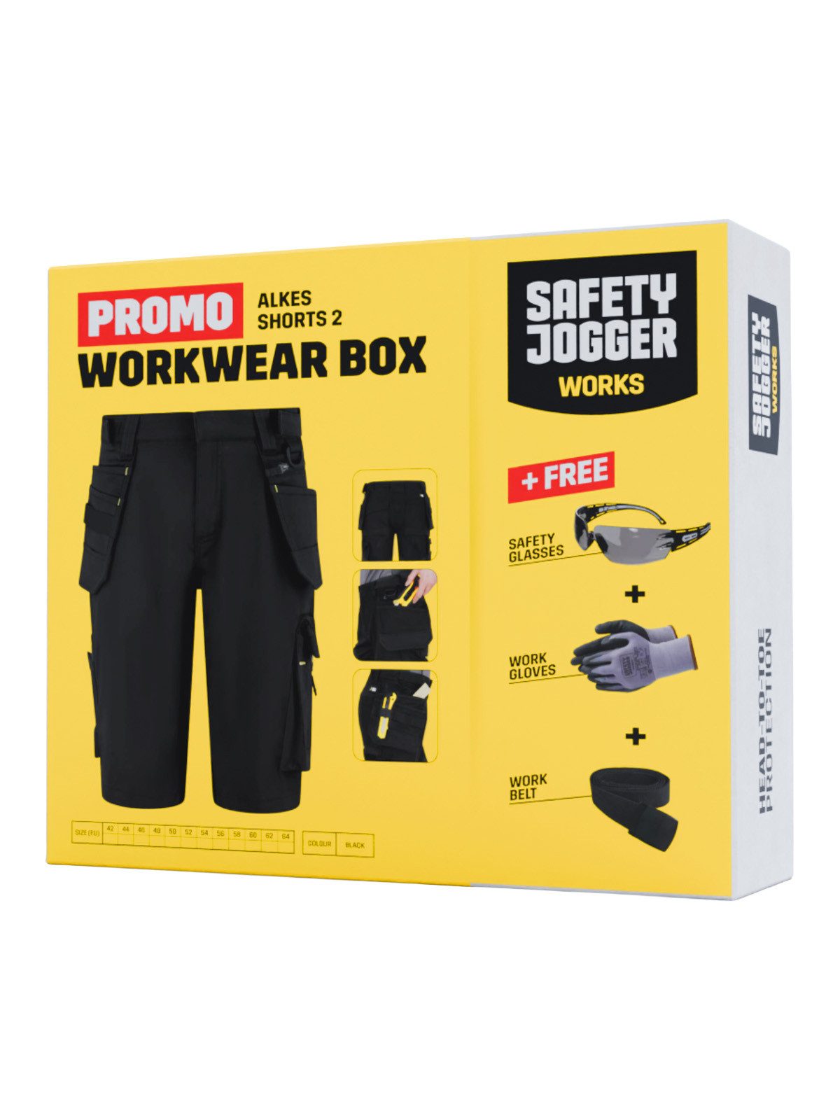 Safety Jogger Arbeitsshorts 014825 Safety Jogger Promo Box Arbeitsbekleidung Alkes Shorts 2
