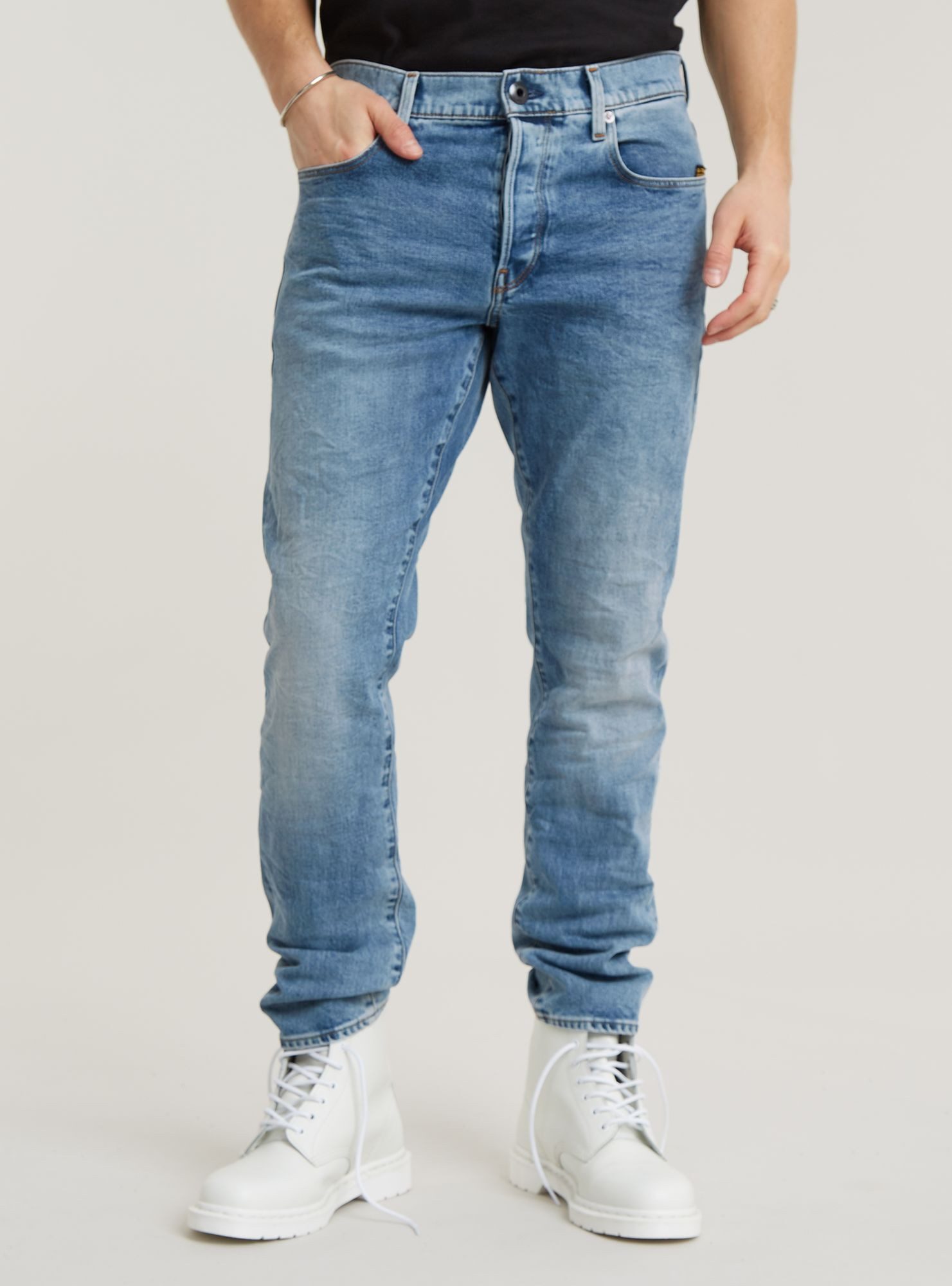 G-STAR 5-Pocket-Jeans 3301 Regular Tapered Jeans günstig online kaufen