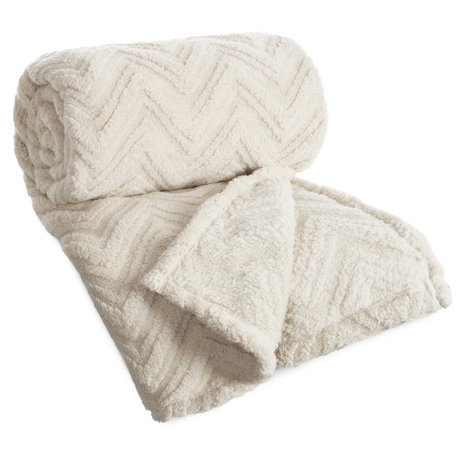 Wohndecke HYGGE Kuscheldecke mit Fischgrät-Struktur, Design91, Waffelmuster, weiche, gesteppte, kuschelige, wame Decke