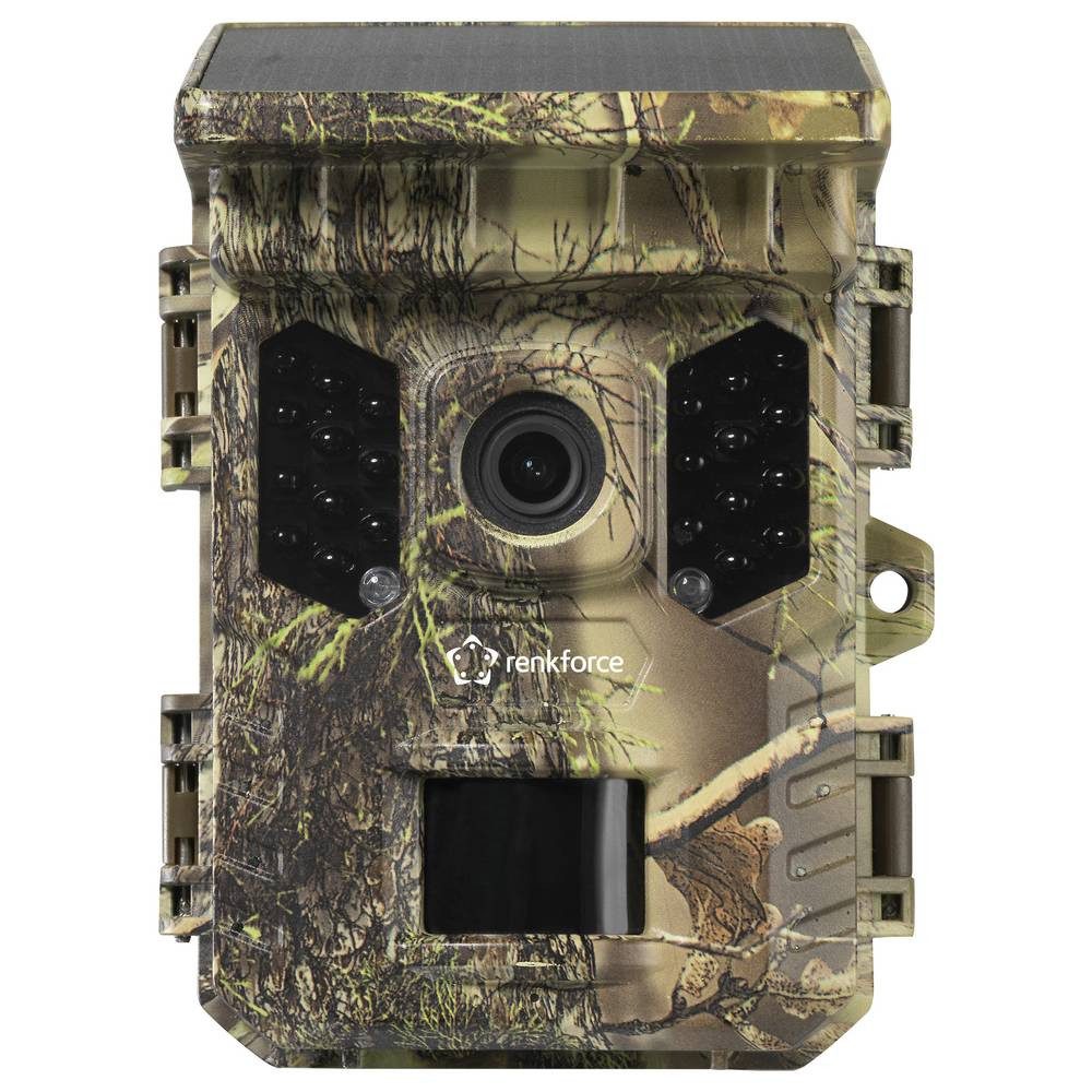 Renkforce Wildkamera Wildkamera, 32 Megapixel mit Bluetooth, WLAN und Solarmodul RF-6442926