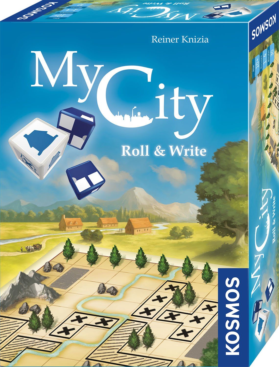 Kosmos Spiel, Familienspiel »Kosmos 682385 My City Roll & Write, Würfelspiel«, Made in Germany