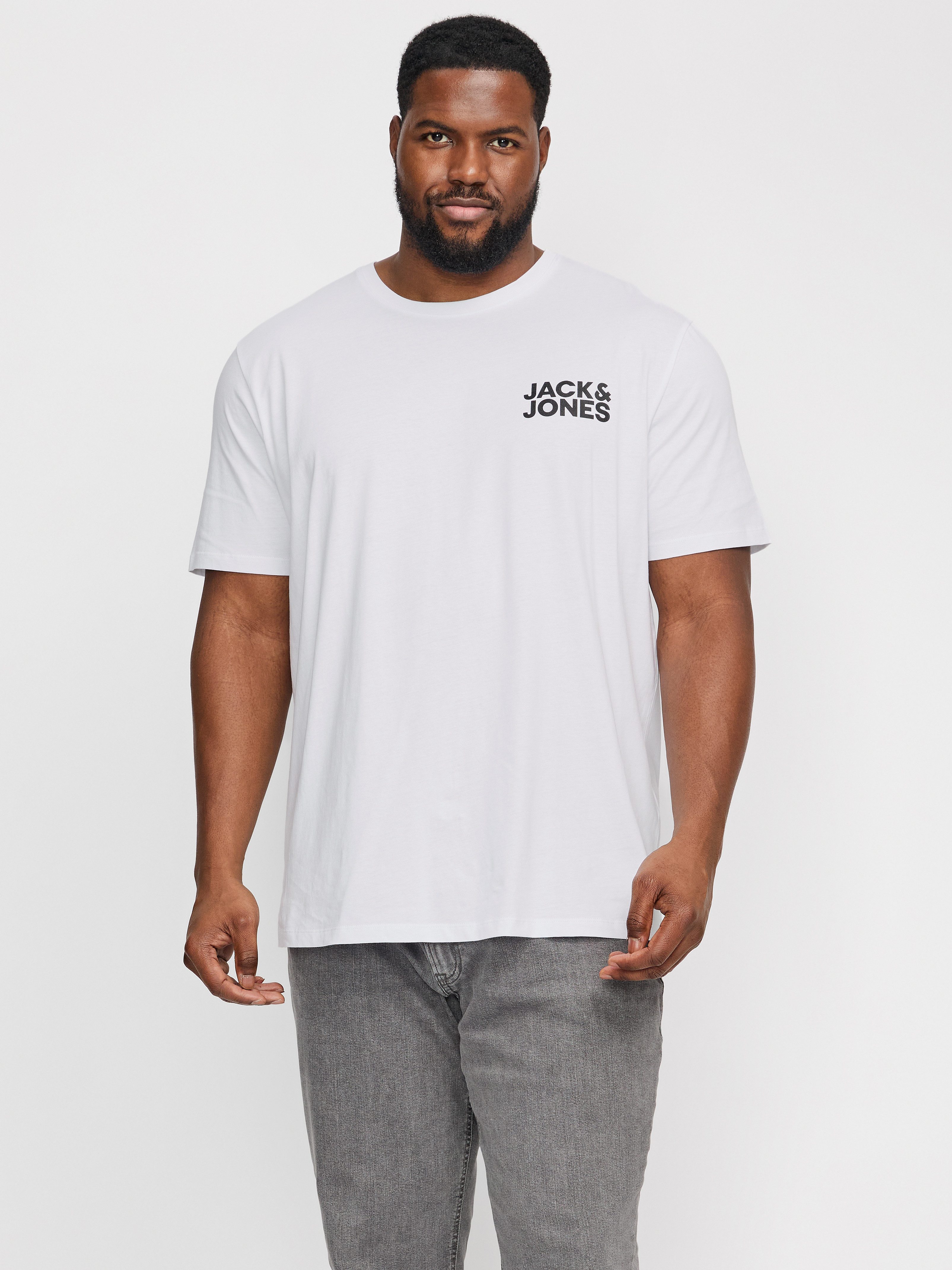 Jack & Jones PlusSize T-Shirt JJECORP LOGO TEE SS O-NECK NOOS PLS mit Logo günstig online kaufen