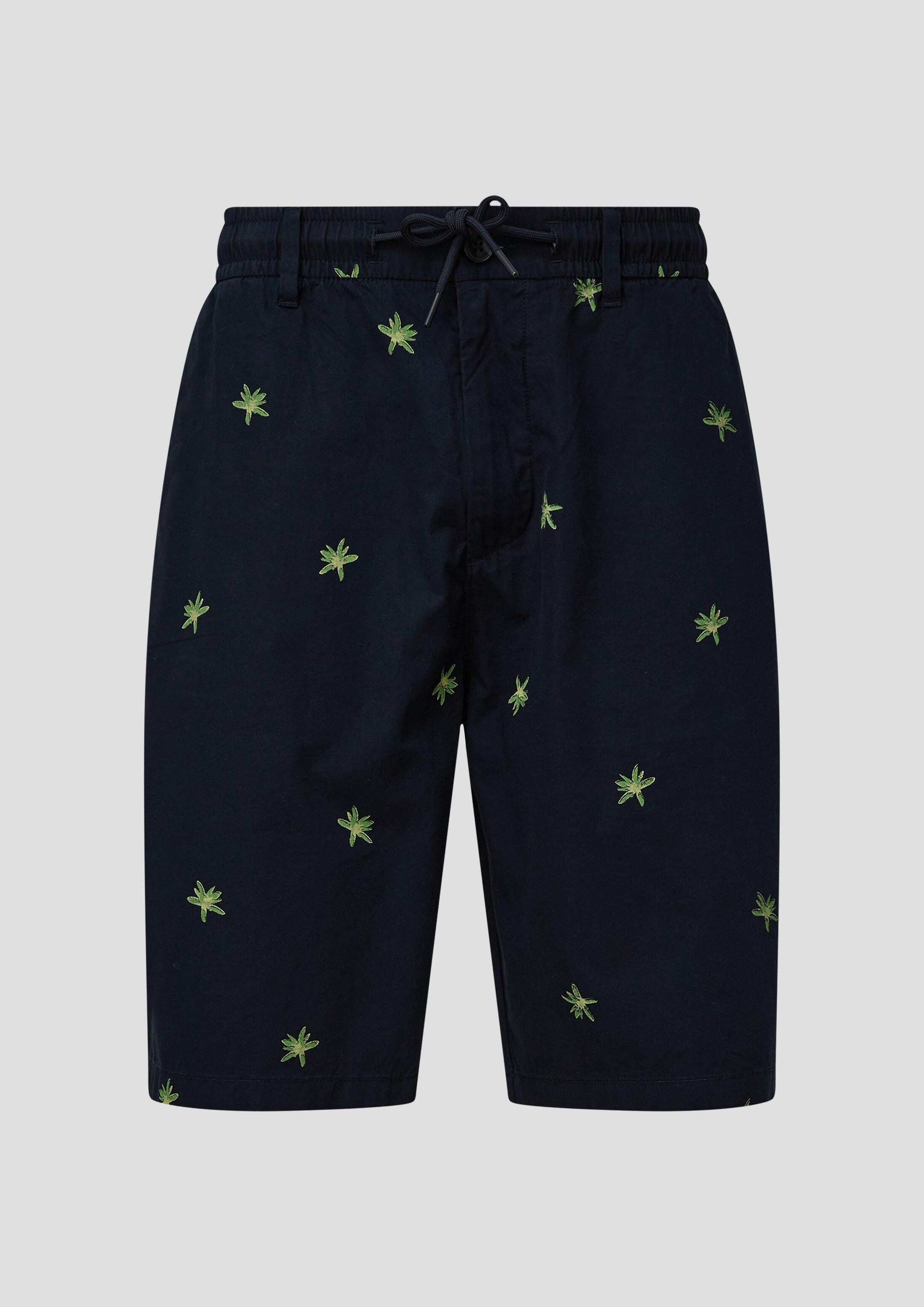s.Oliver Shorts Bermuda DETROIT Relaxed: Bermuda mit All-over-Print