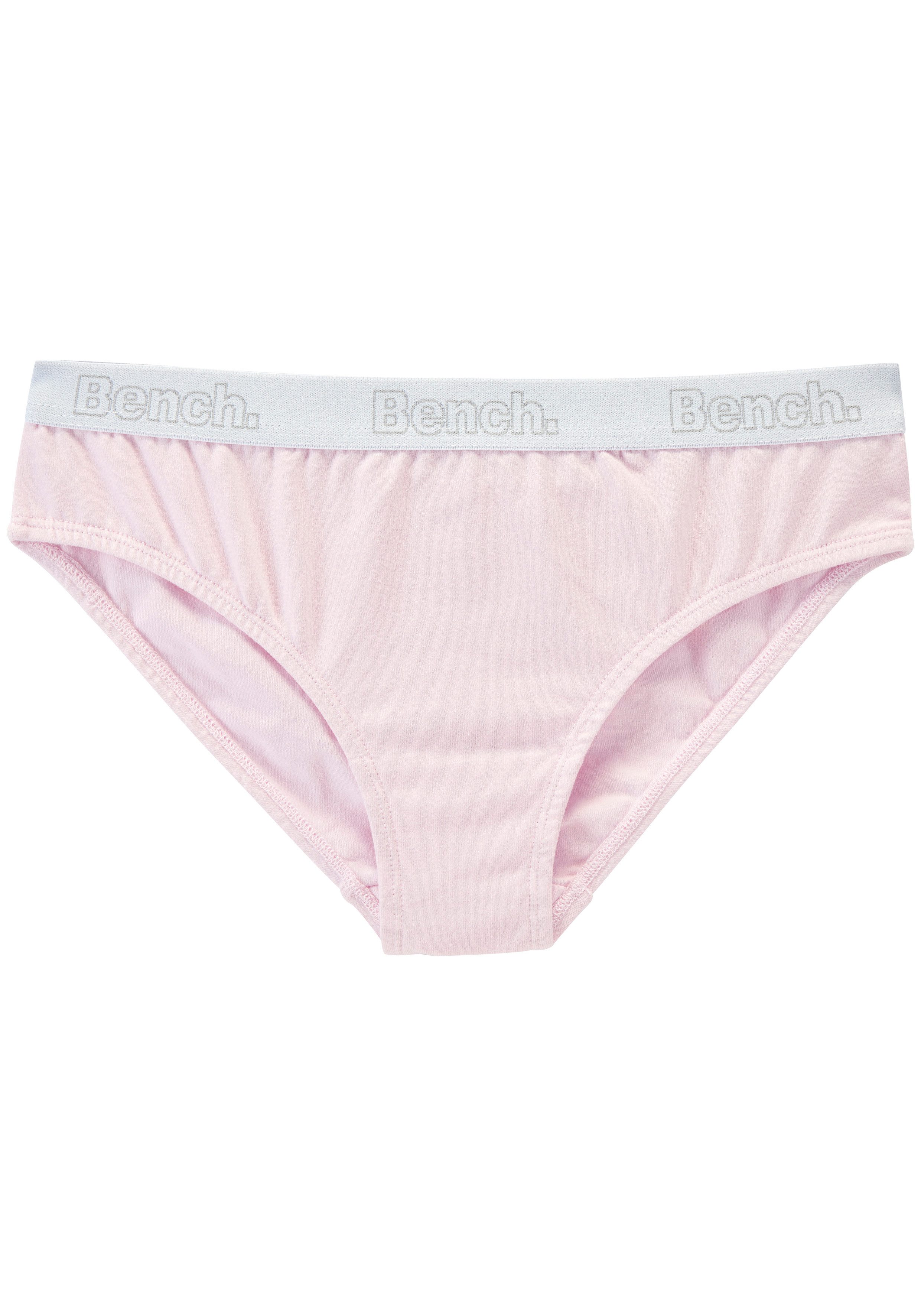 Bench. Slip (Packung, 4-St) Mädchen - mit weichem Logo-Bündchen