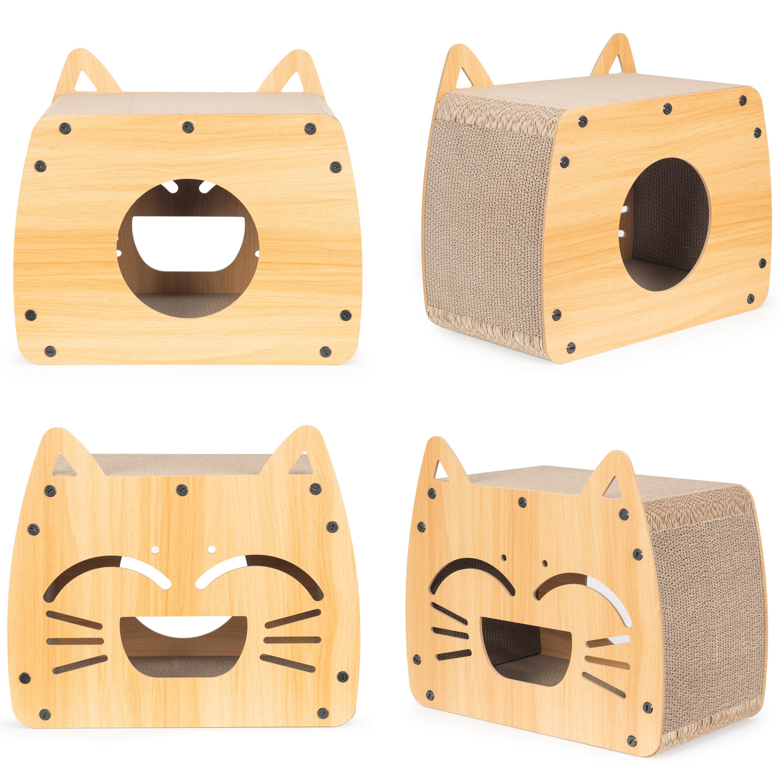 COIL Kratztonne Katzenhöhle, Katzenkratzbaum, Katzenbett, Katzenliege, Umwe günstig online kaufen