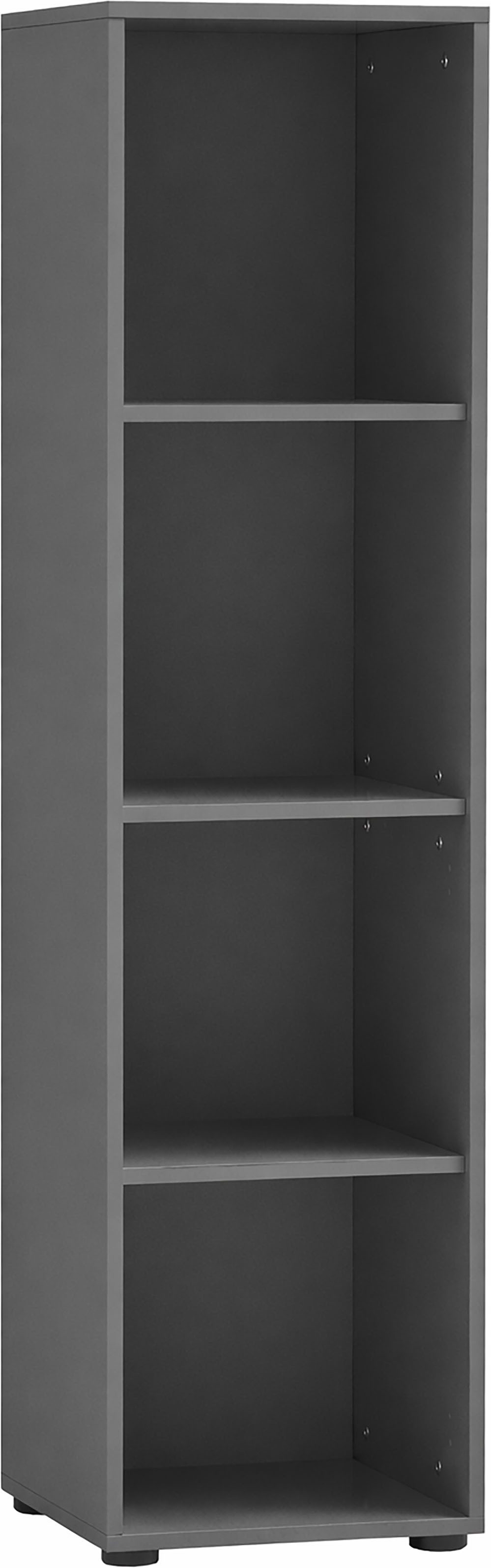 Schildmeyer Aktenregal METZ, 4 offene Fächer, Höhe 150 cm, MADE IN GERMANY, 1-tlg., Einfache Montage mit verständlicher Aufbauanleitung, MADE IN GERMANY