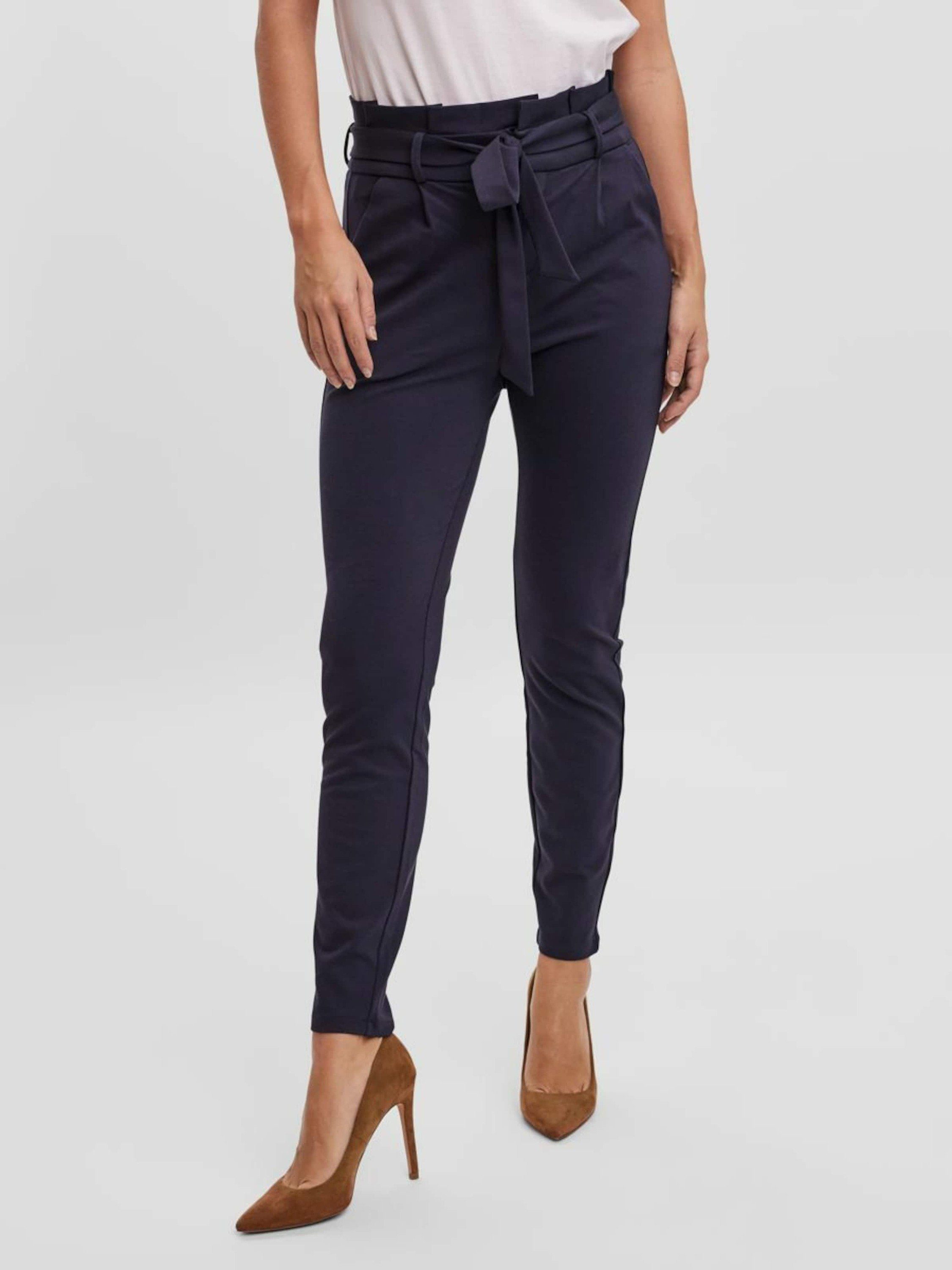 Vero Moda Bundfaltenhose Eva (1-tlg) Drapiert/gerafft