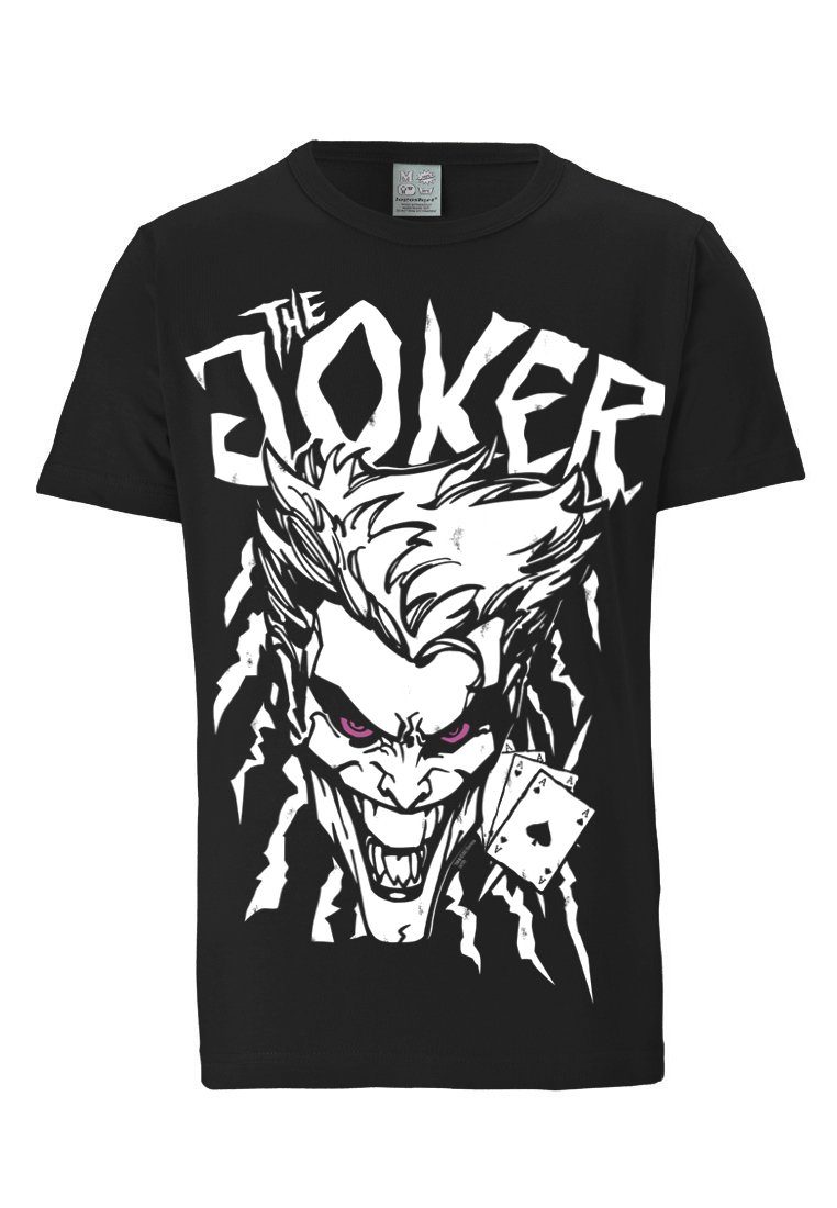 T-Shirt DC Frontprint mit - coolem The Joker LOGOSHIRT Batman