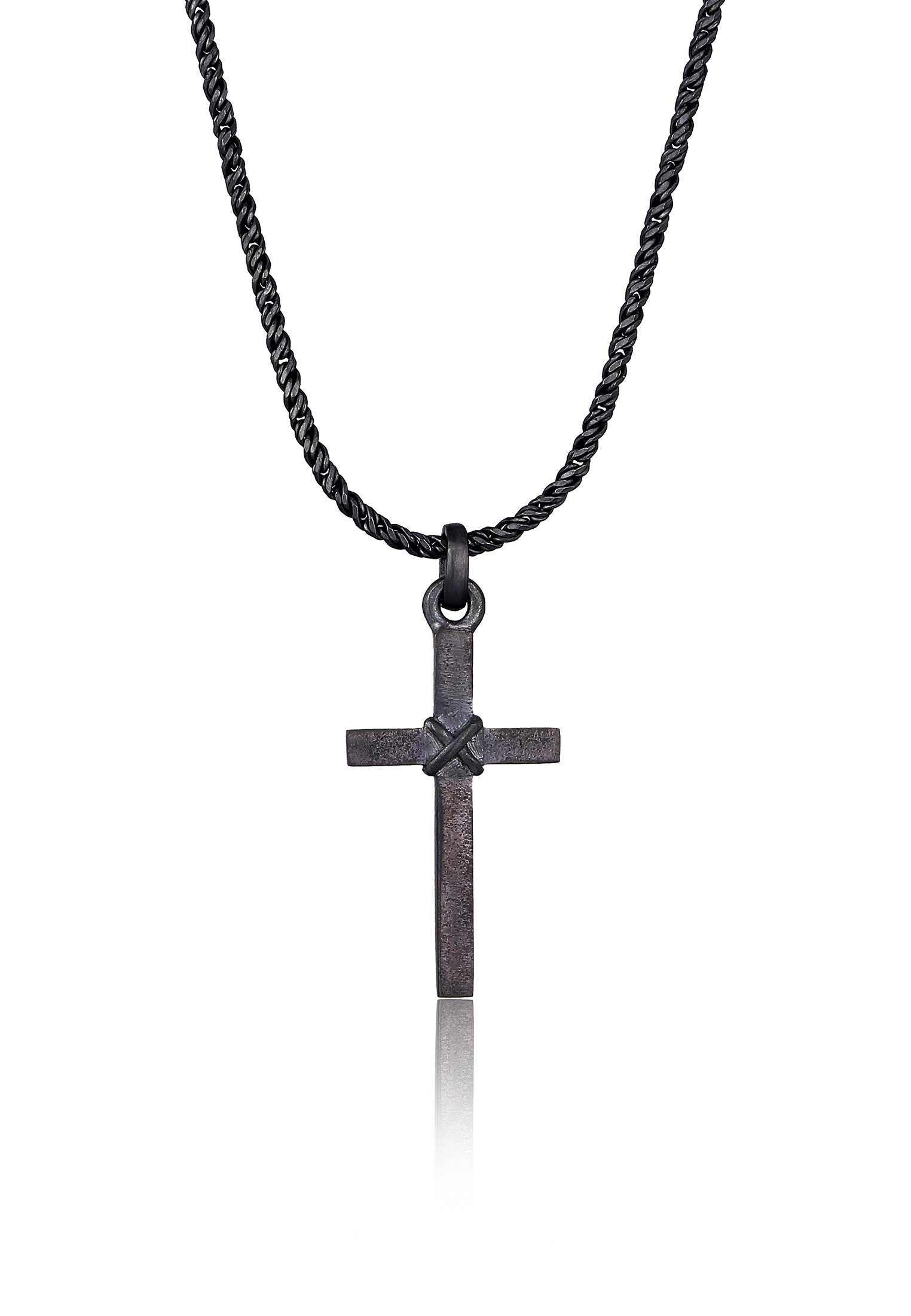 Kuzzoi Kette mit Anhänger Herren Kreuz günstig online kaufen