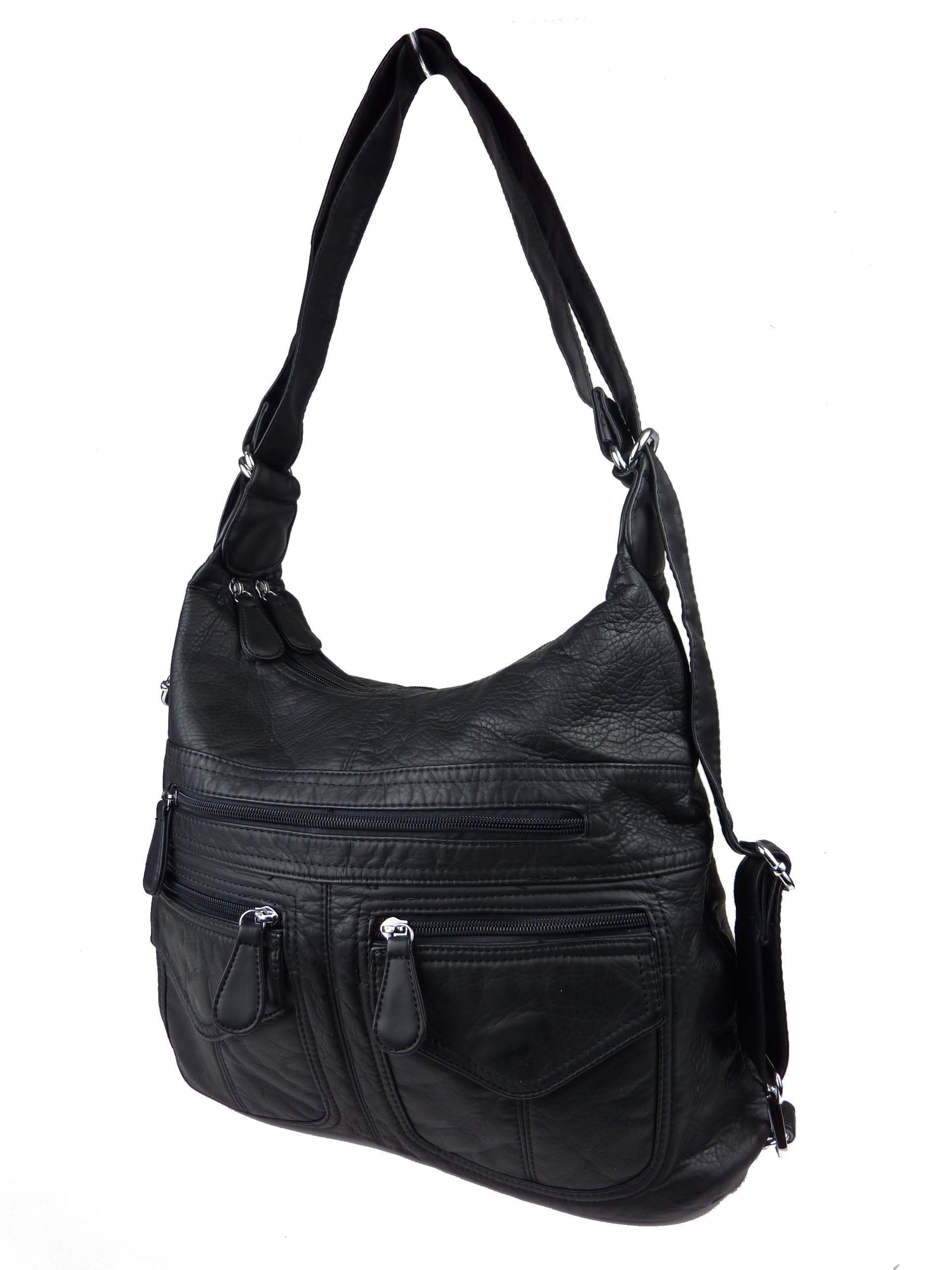 Taschen4life Schultertasche Rucksacktasche AK3435 Multifunktionstasche Schultertasche, Rucksack