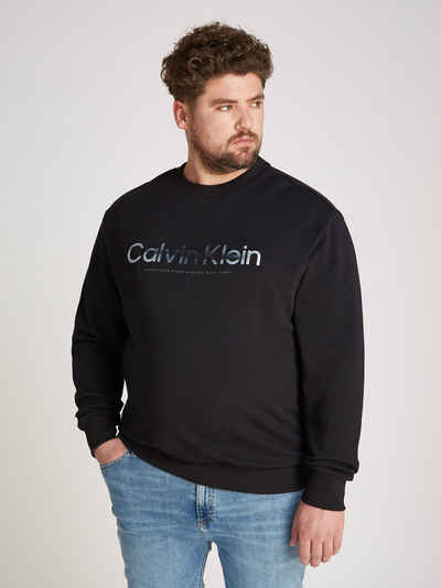 Calvin Klein Big&Tall Sweatshirt BT-DIFFUSED LOGO SWEATSHIRT Große Größen