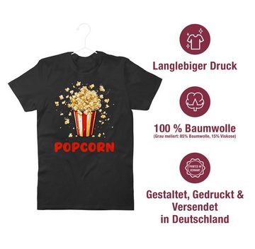 Shirtracer T-Shirt Popcorn Fan Popcornverkleidung Filmliebhaber Pop-Corn Karneval & Fasching