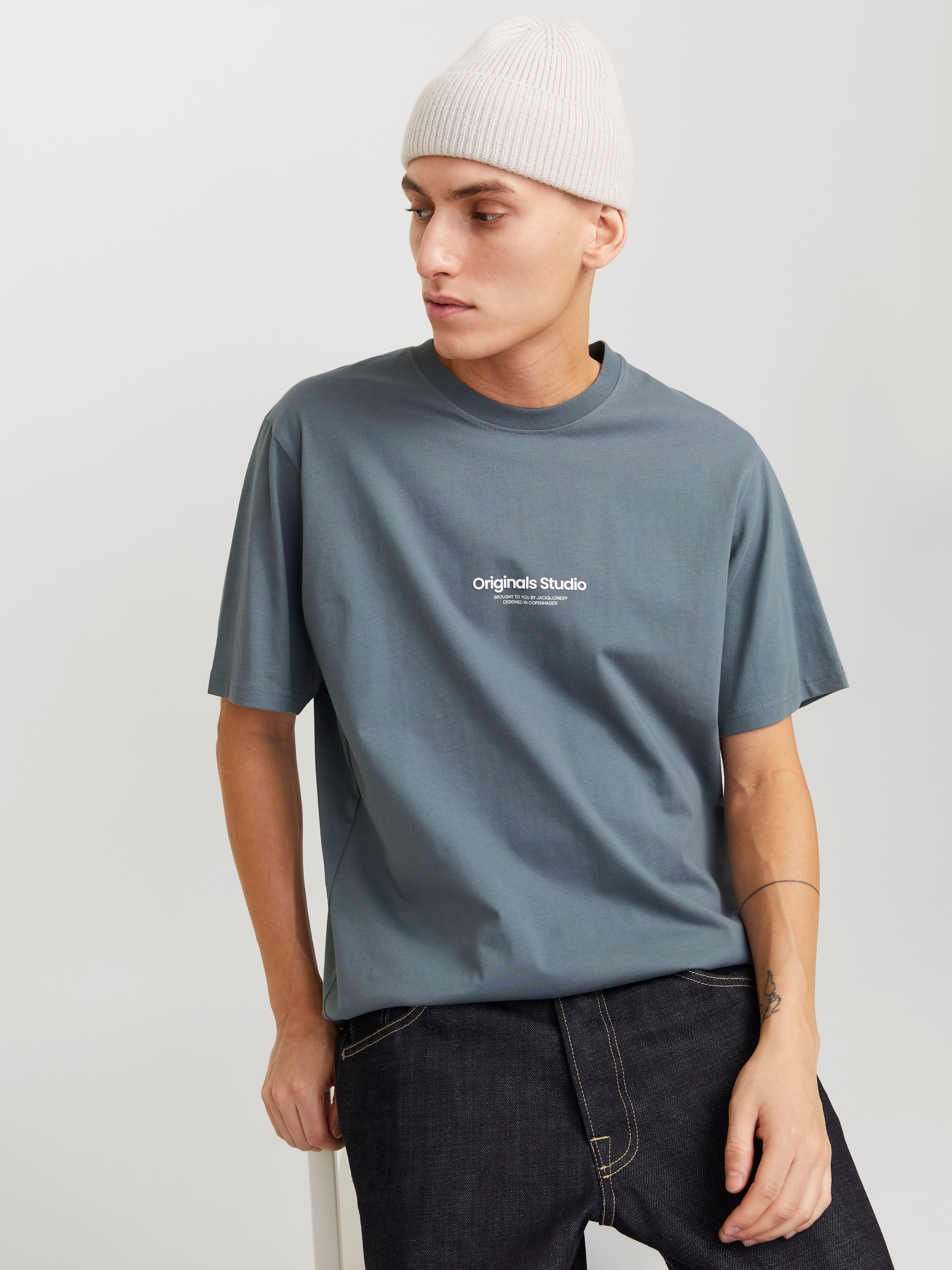 Jack & Jones Rundhalsshirt JORVESTERBRO TEE SS CREW NECK NOOS günstig online kaufen
