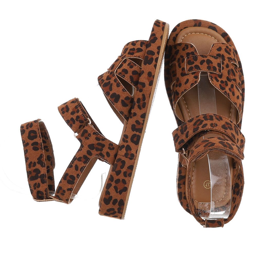 Ital-Design Bequeme Damen-Sandalen mit breiten Riemen günstig online kaufen