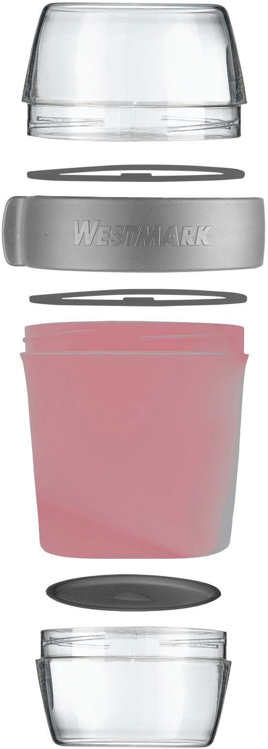 WESTMARK Mehrwegbecher, Kunststoff, (1-tlg), ml, Made in Lunchpot, Germany rosa 1150