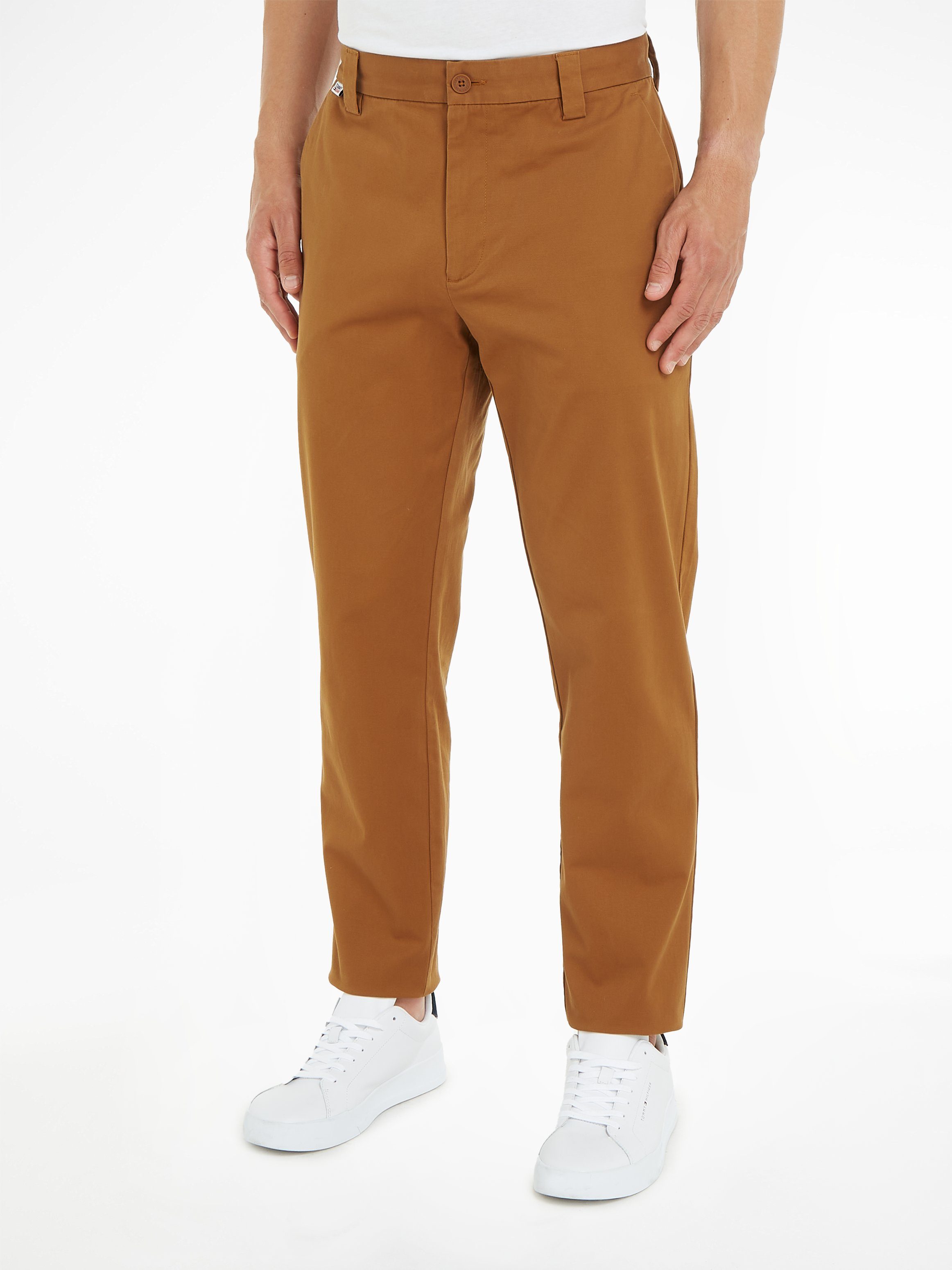 Tommy Jeans Chinohose TJM DAD CHINO Desert Khaki