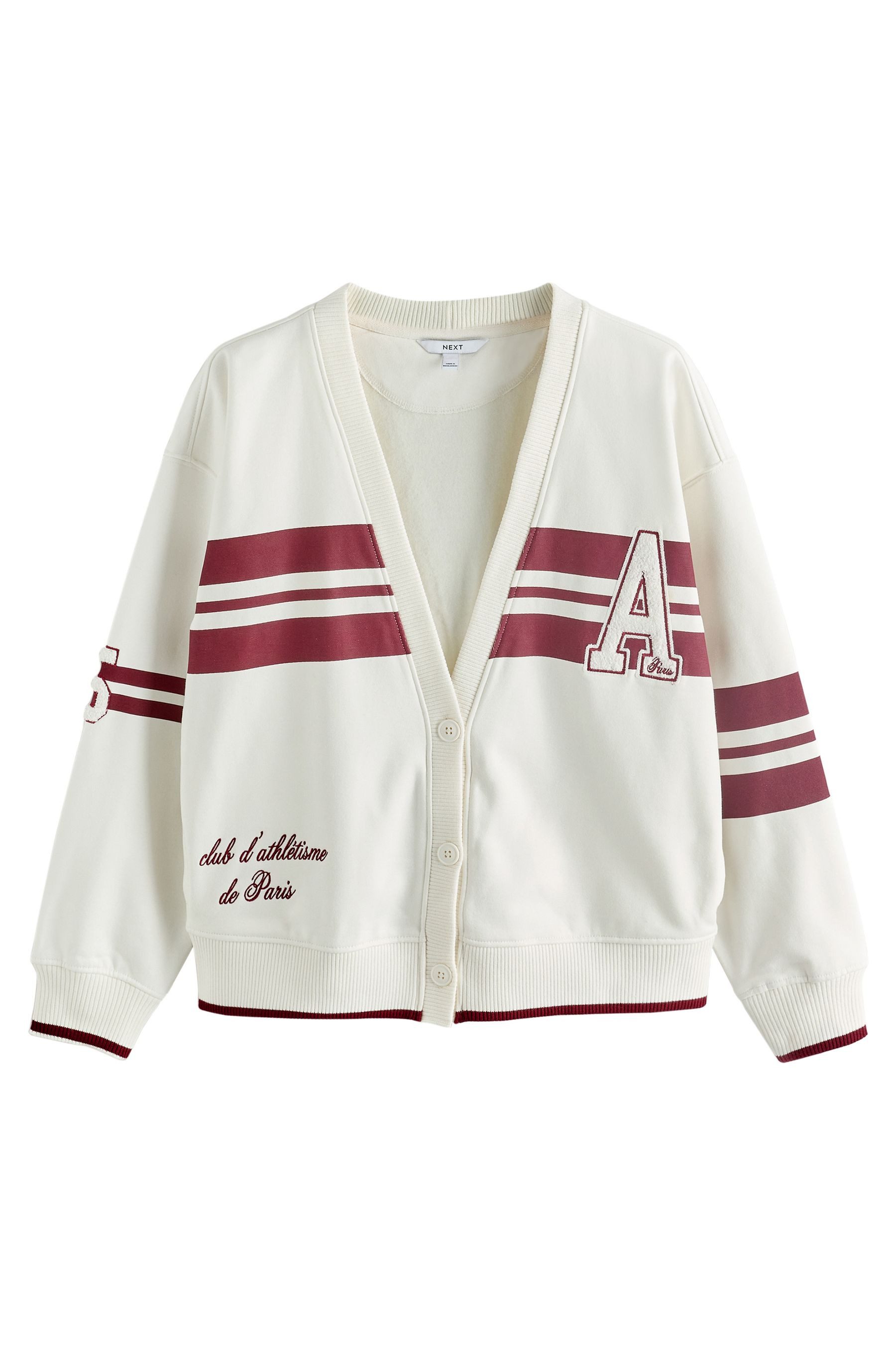 Next Strickjacke Strickjacke mit Baseball-Grafik im günstig online kaufen