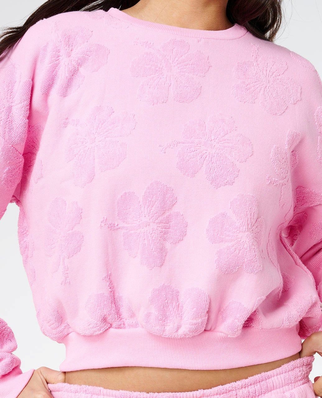 Rip Curl Rundhalspullover Rip Curl Paradise Terry Crew Fleece