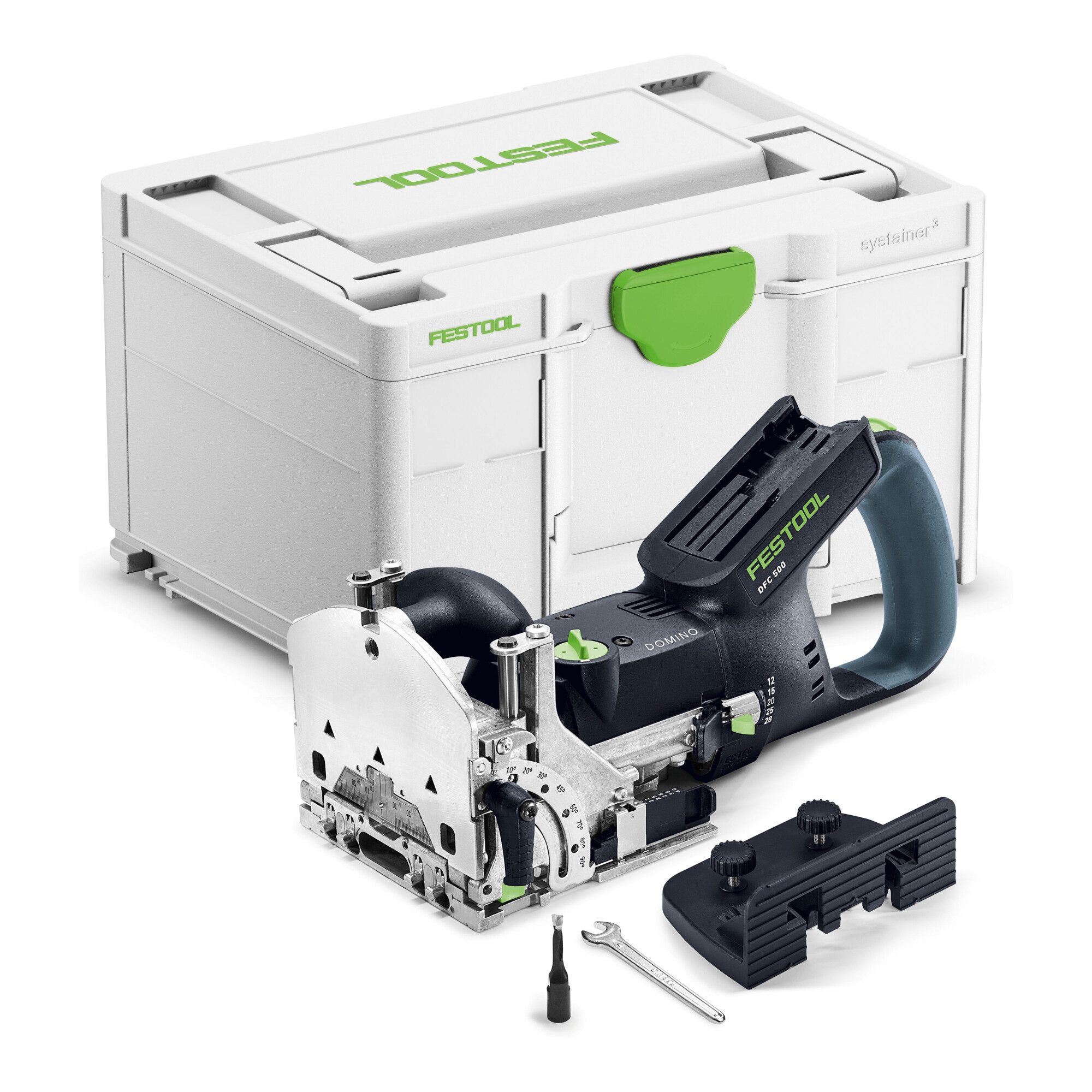 FESTOOL Flachdübelfräse Festool Akku-Dübelfräse DOMINO DFC 500 E-Basic