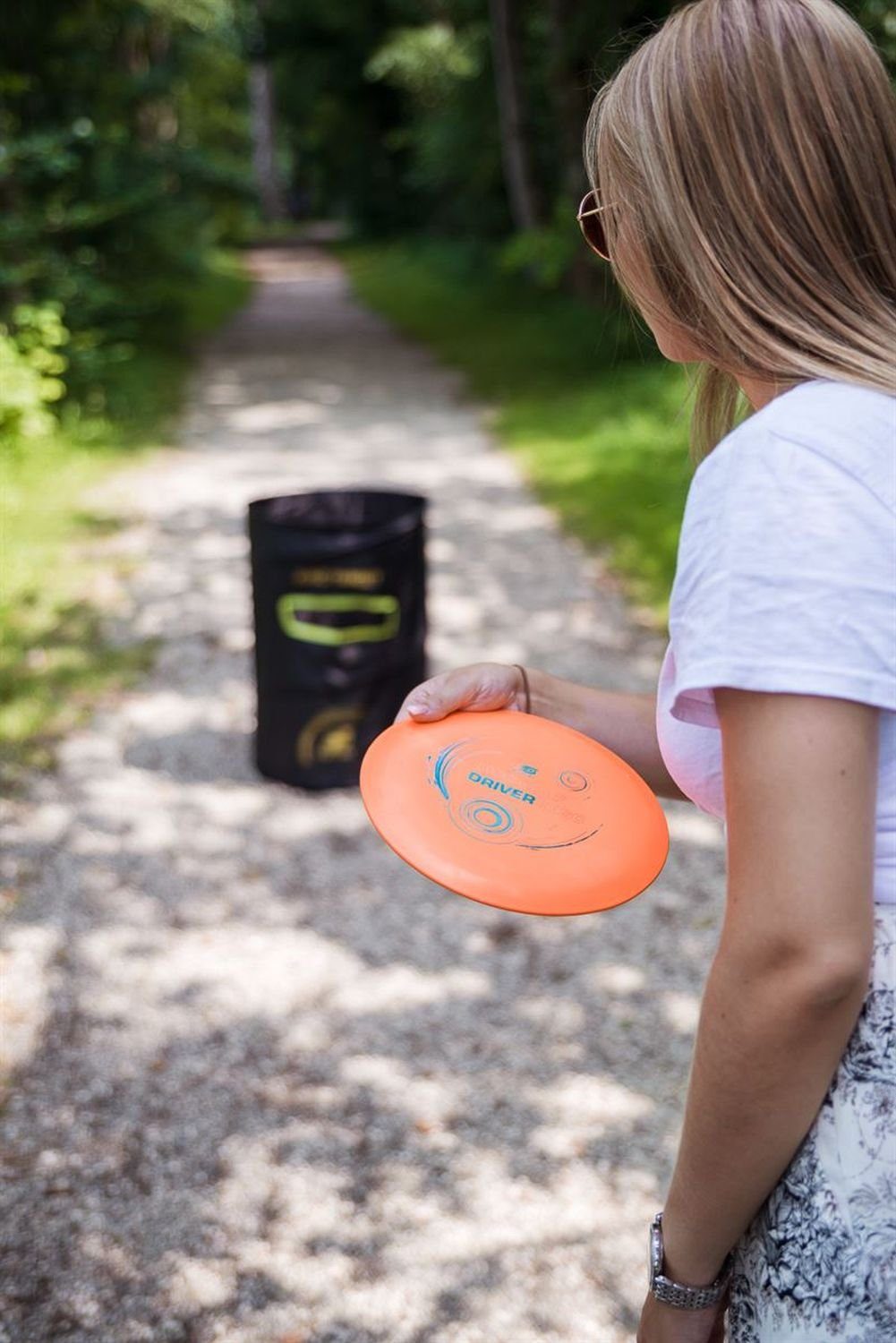 Sunflex Wurfscheibe Disc Golf Wurfscheiben + Target Set
