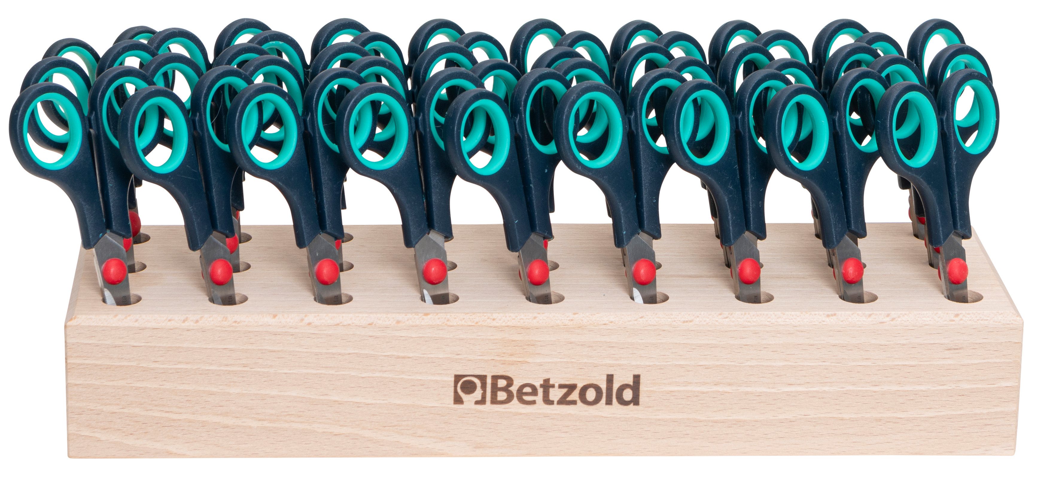 Betzold Haushaltsschere Soft-Cut-Scheren im Scherenständer