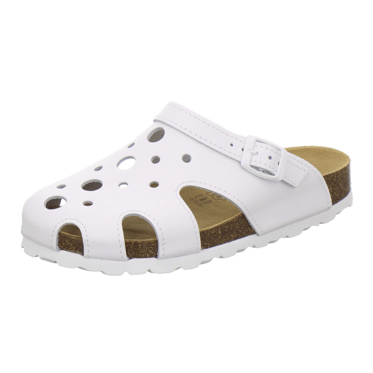 AFS-Schuhe 2993C10 Clogs Pantolette für Damen mit Fußbett, bequeme Домашняя обувь aus Leder