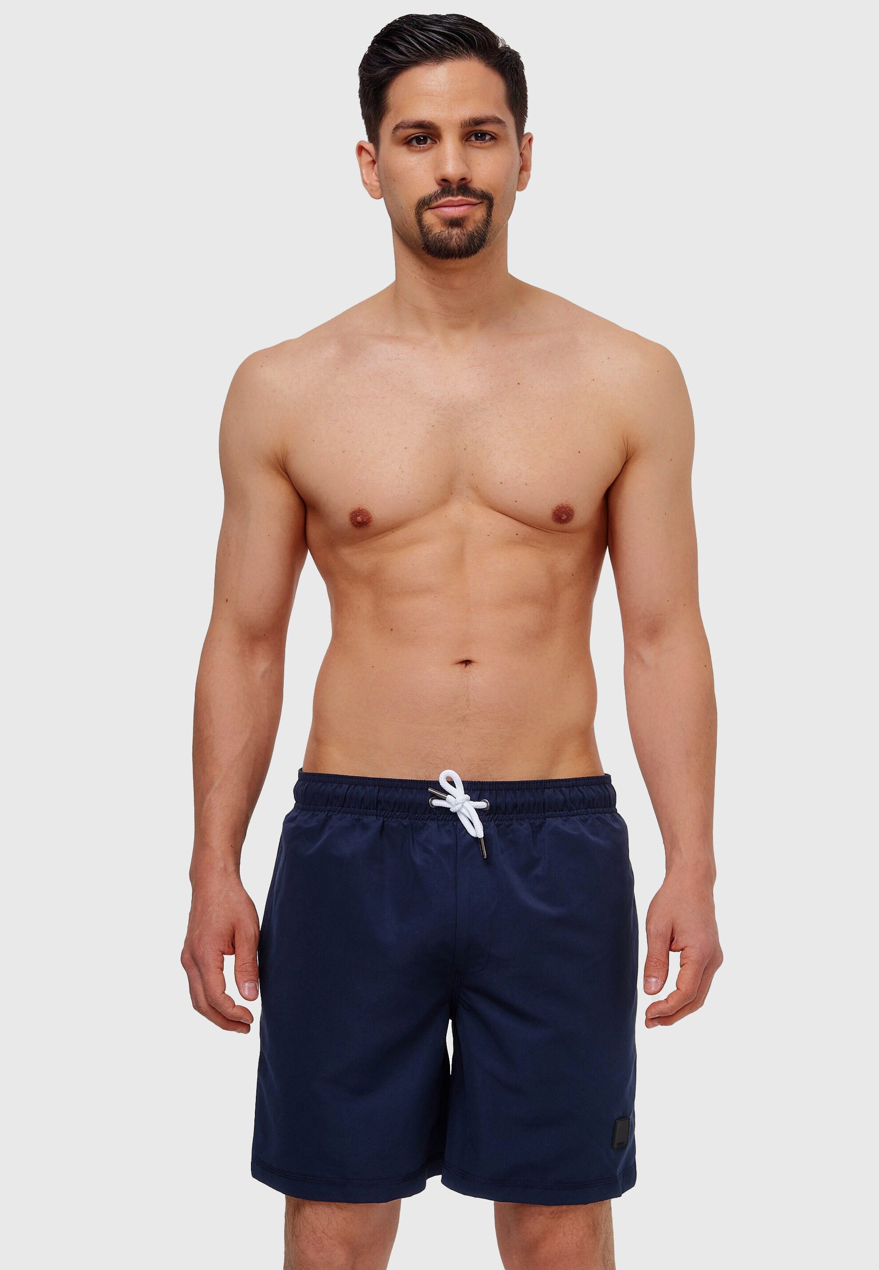Indicode Badeshorts Ferguson mit elastischem Bund günstig online kaufen