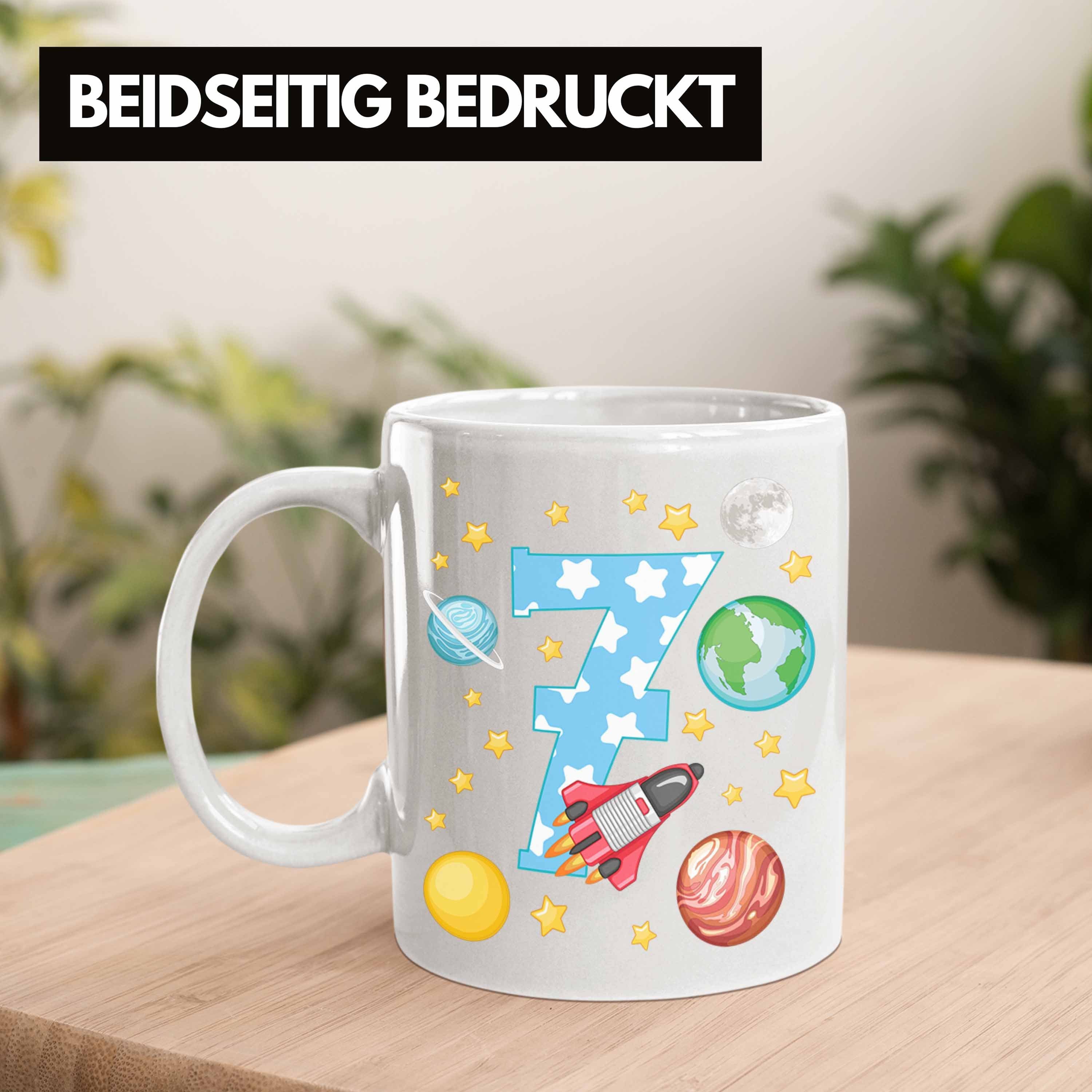 Trendation Bday Geburtstag Tasse Trendation Tasse Siebter Geschenkidee Junge 7. Kakaotasse Mädchen Becher - Alt Geschenk Weiss Jahre 7